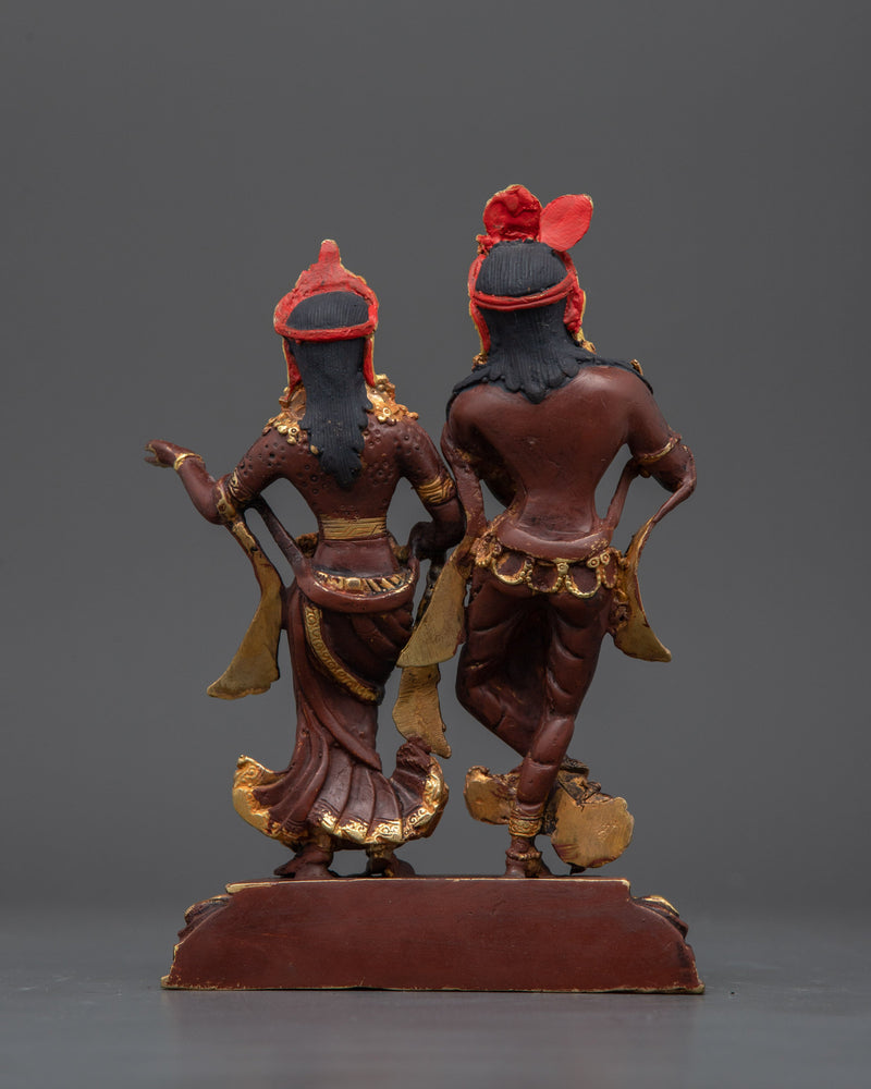 Statue of Lord Krishna and Radha | Divine Representation of Eternal Love and Devotion