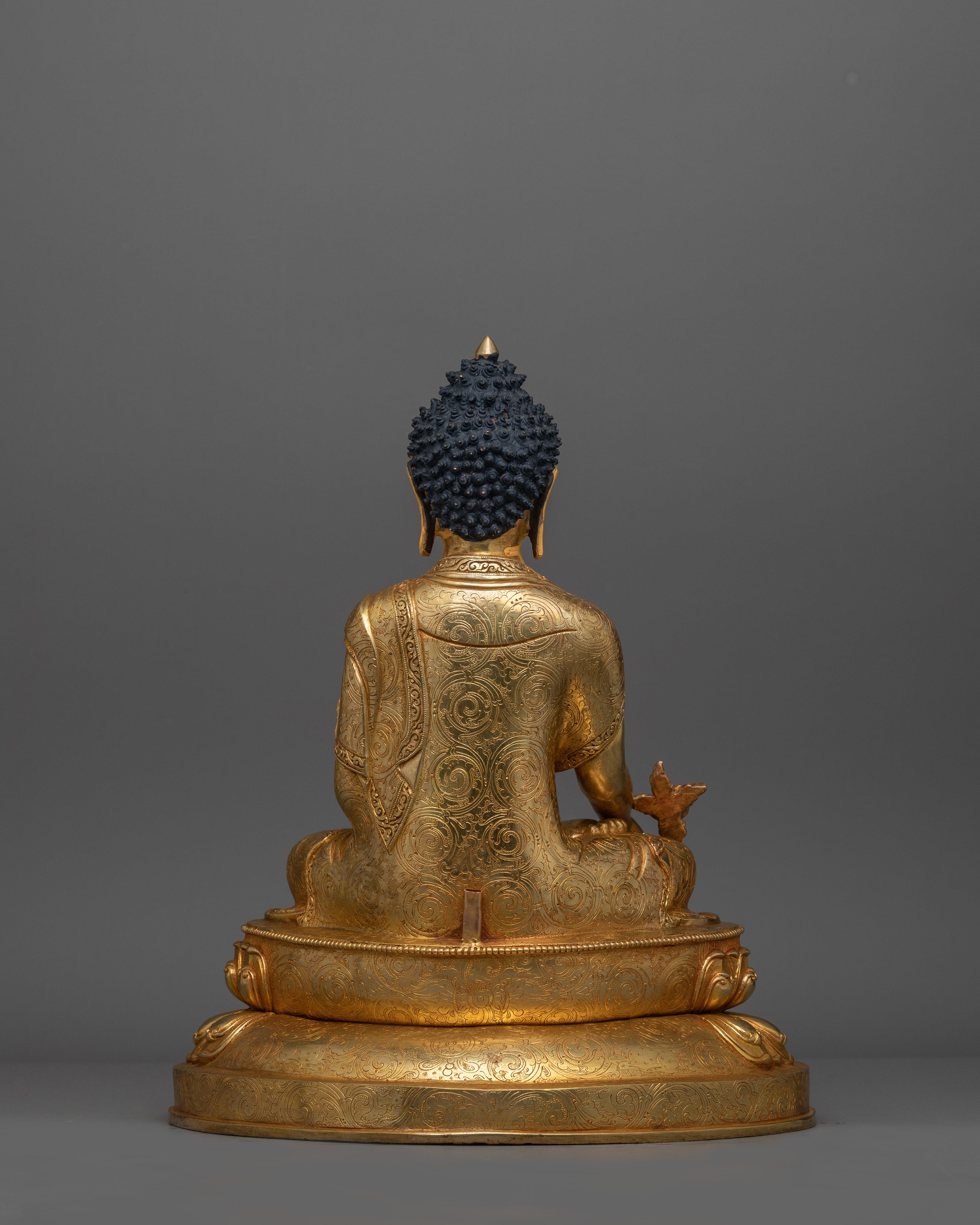 Handcrafted Medicine Buddha Deity Statue | Tibetan Healer and Protector