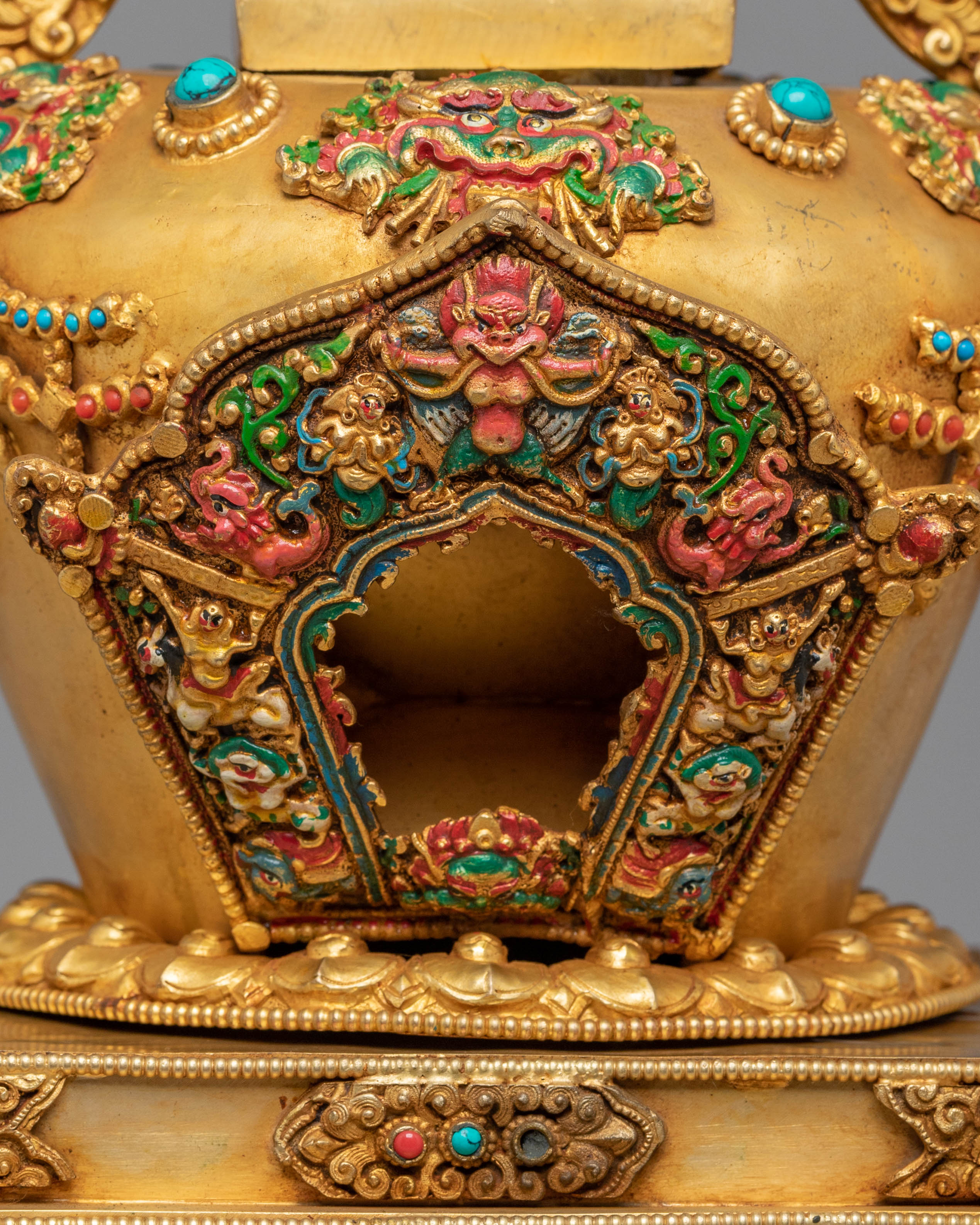 Himalayan Sacred Tibetan Stupa | Spiritual Symbol of Enlightenment and Protection