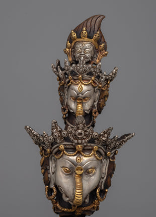 Elegant Tibetan Phurba  |  Ritualistic Tool for Spiritual Practice