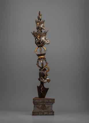 Elegant Tibetan Phurba  |  Ritualistic Tool for Spiritual Practice