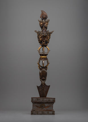 Elegant Tibetan Phurba  |  Ritualistic Tool for Spiritual Practice