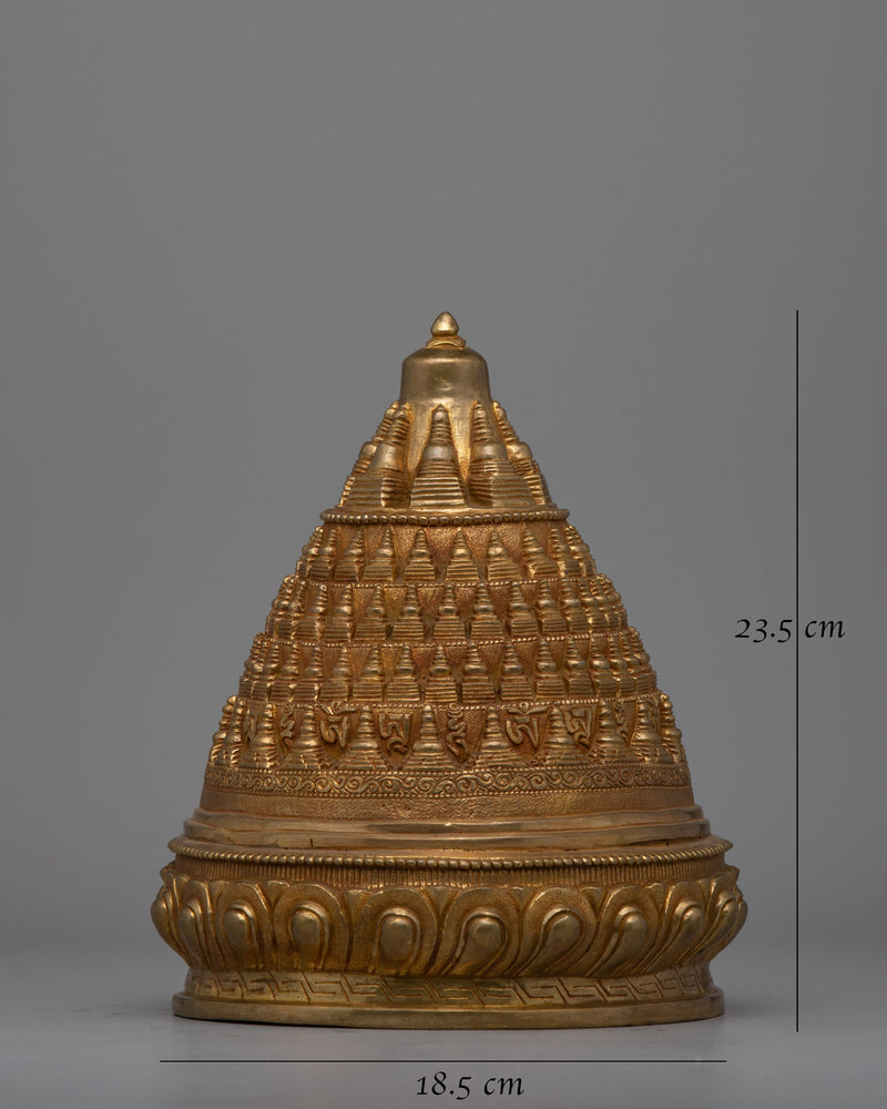 Handmade Tibetan Stupa | Tibetan Stupa for Spiritual Practices