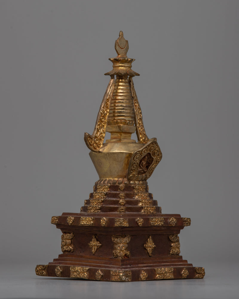 Buddhist Stupa Sculpture |  Traditional Buddhist Monument