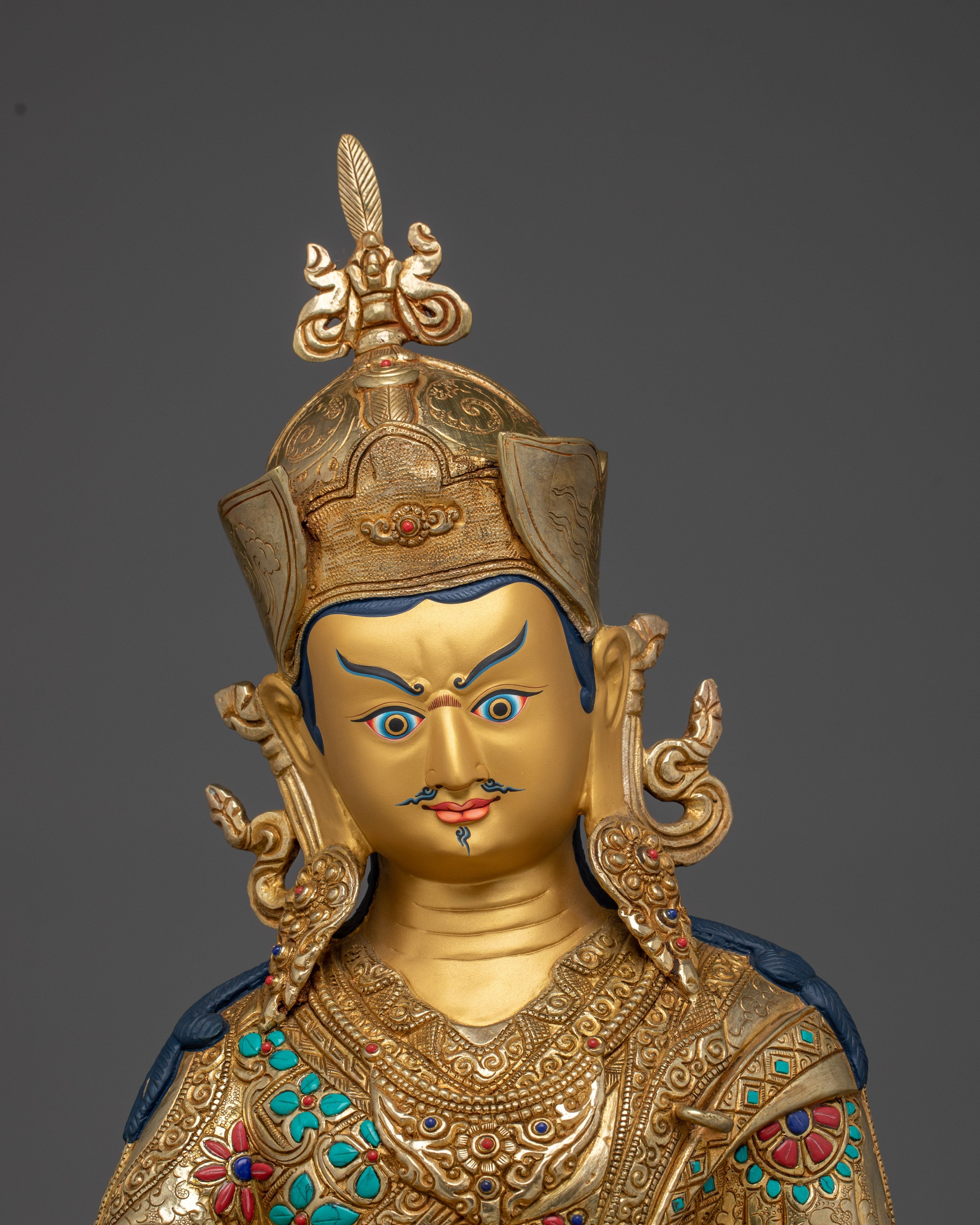 Vajra Master Padmasambhava Statue | Precious Lotus Born Guru Artwork