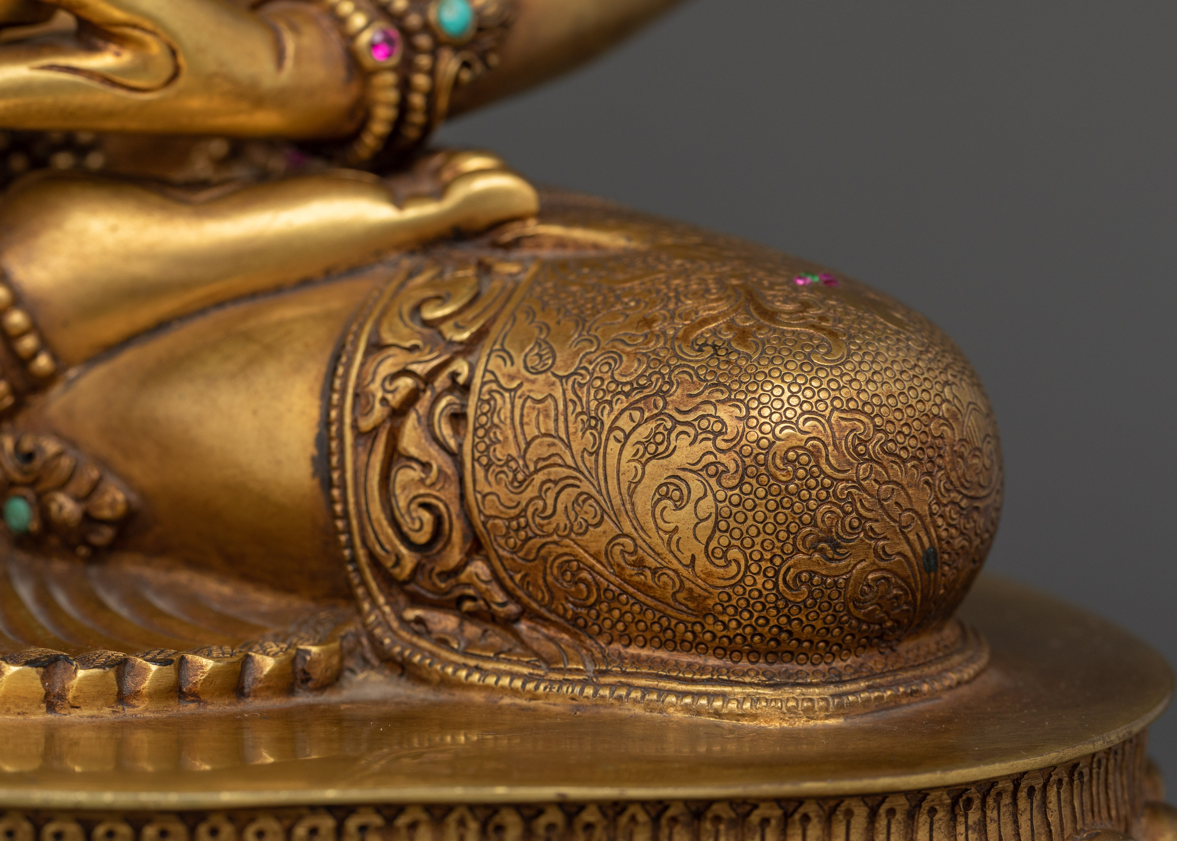 The Healer with Regal Grace | Crown Medicine Buddha Statue