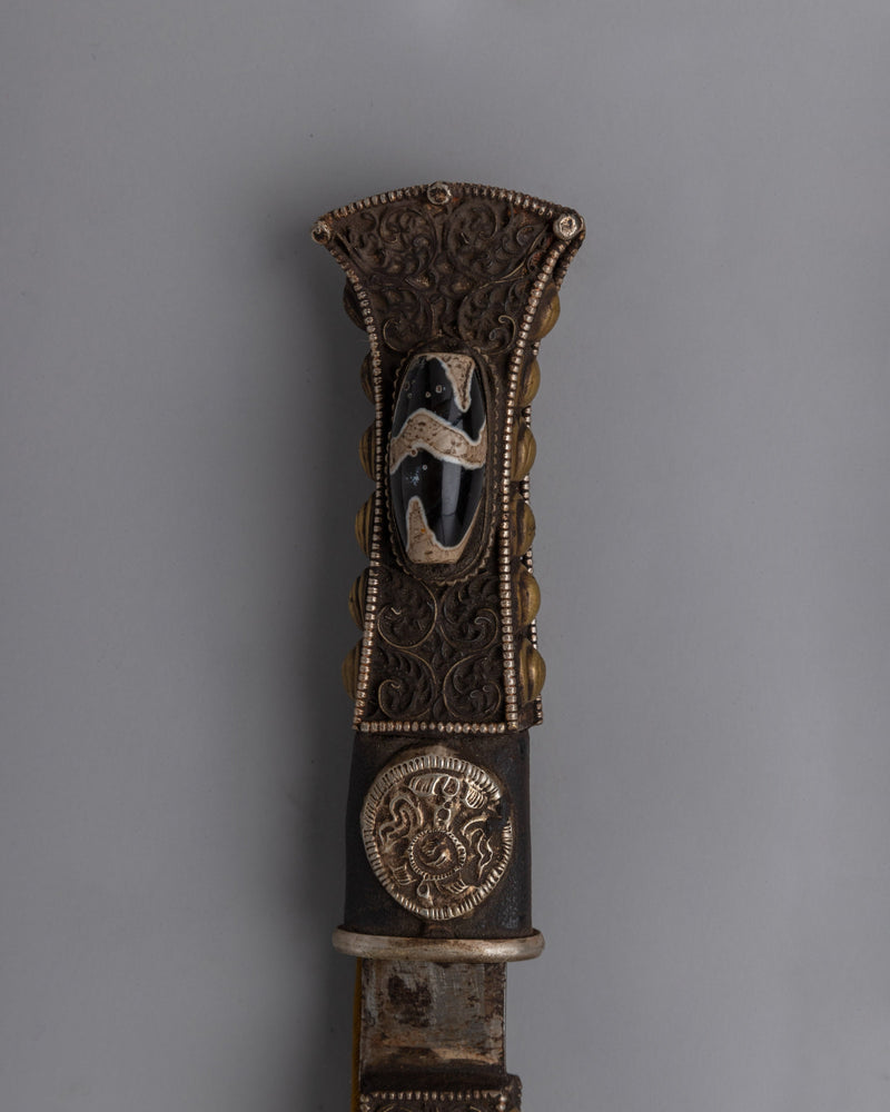 Tibetan Buddhist Ritual Knife | Buddhist Ritual Knife for Spiritual Practices and Protection