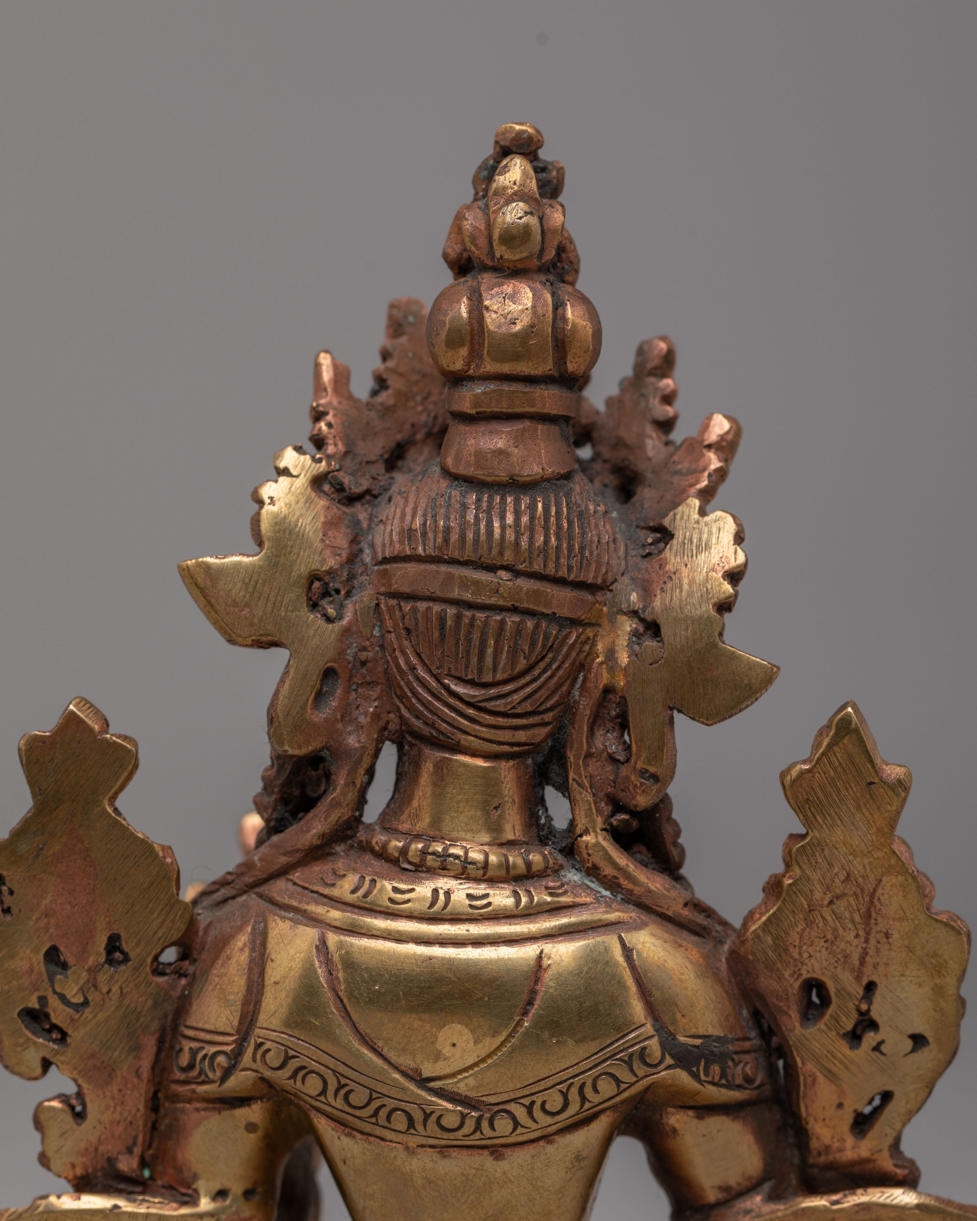 Tibetan Green Tara Deity Statue | Buddhist Altar Decor