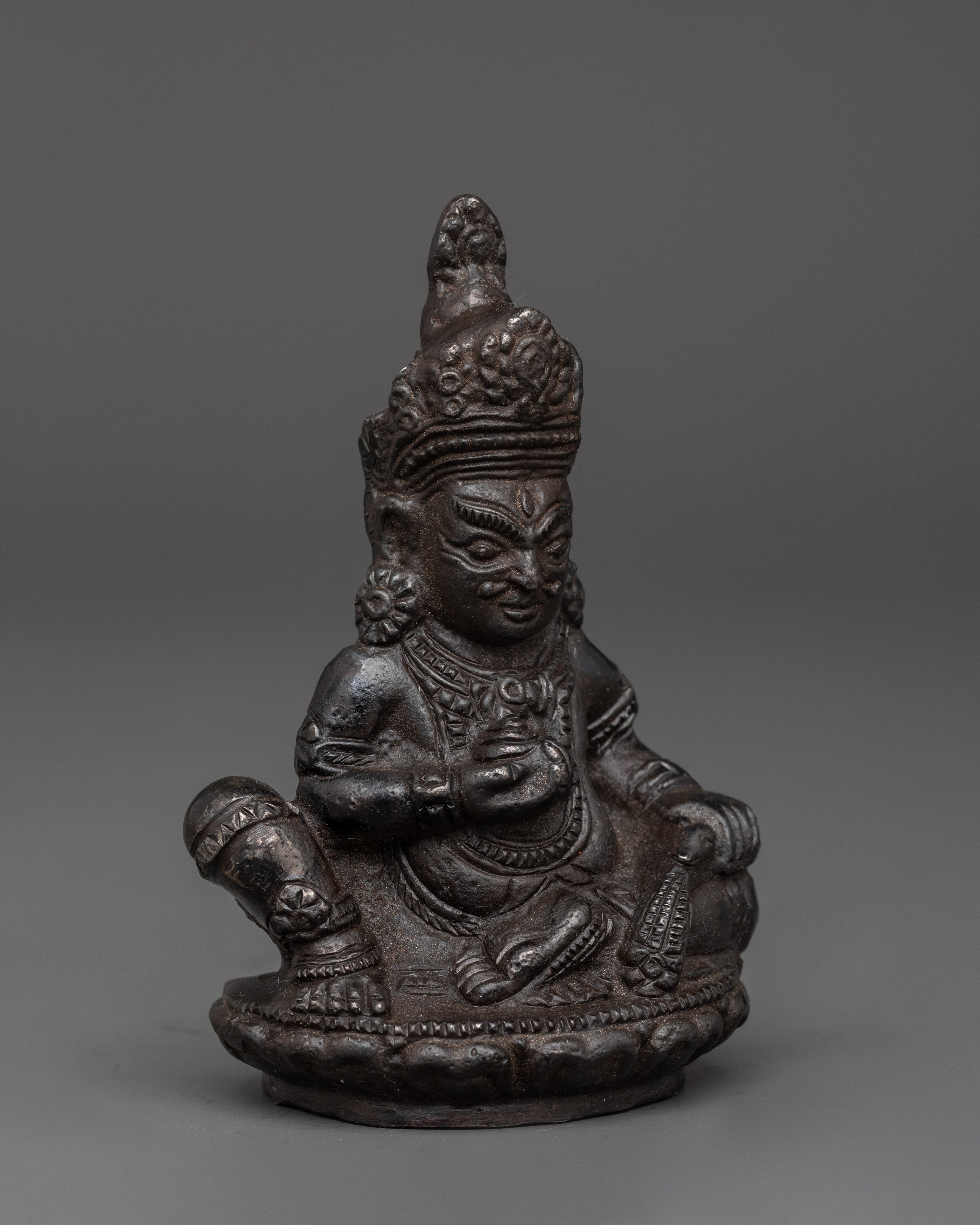 Tibetan Wealth Guardian Dzambhala Figurine | Lord of Wealth and Prosperity