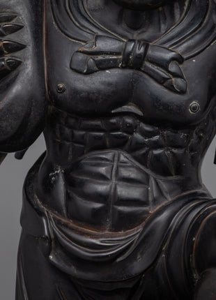 Fujin Japanese Wind God Statue | Traditional Shinto Deity Sculpture