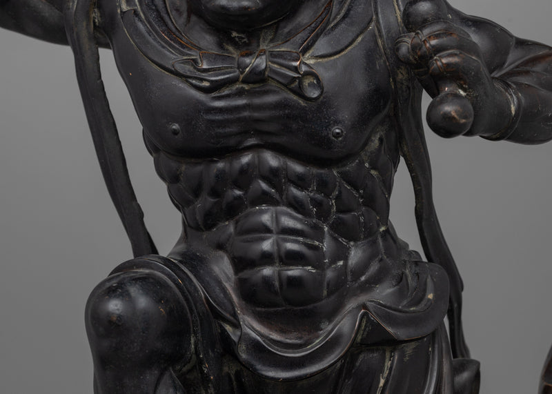 Raijin Thunder God Statue | A Striking Depiction of the Thunder Deity for Your Collection