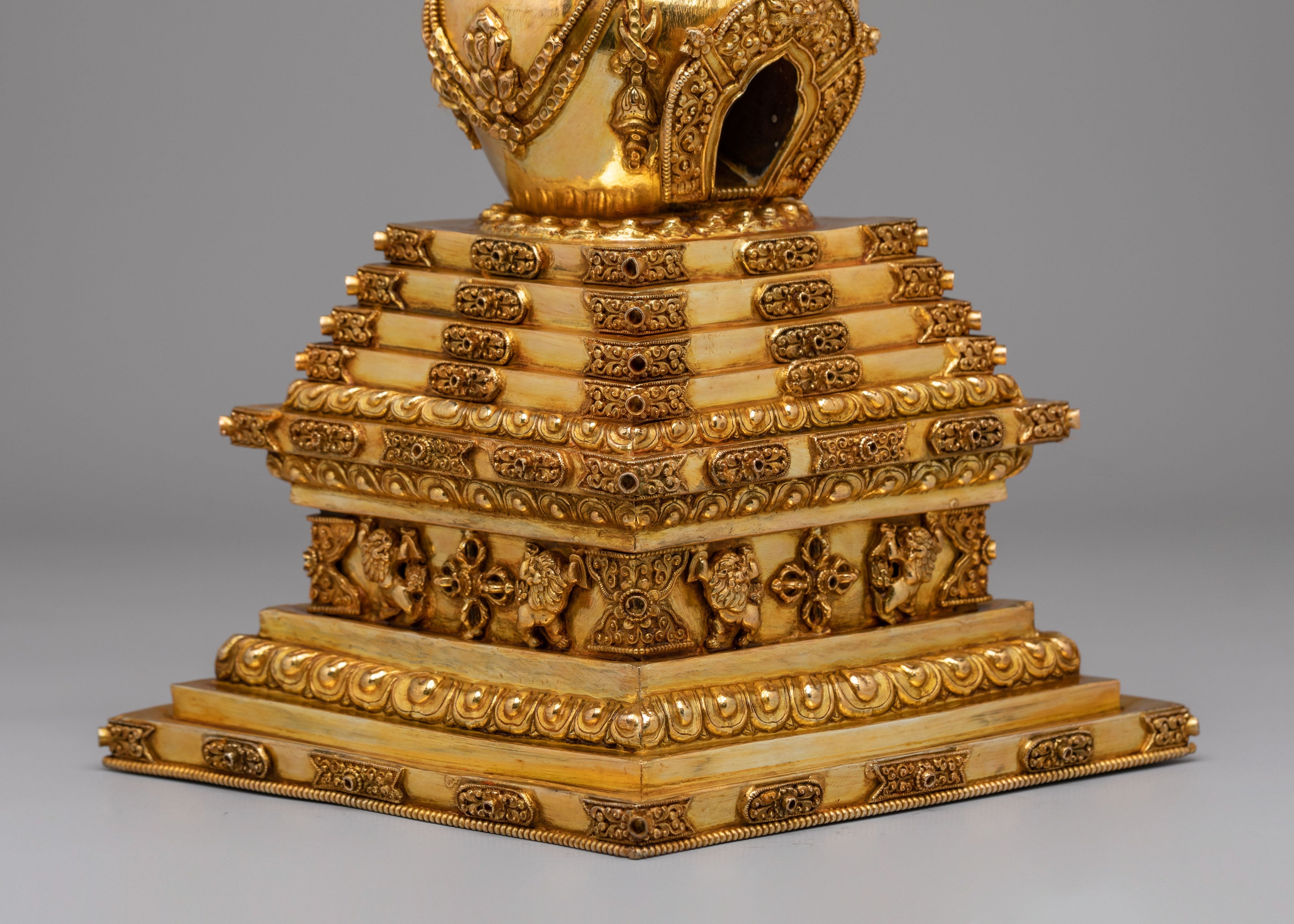 Handmade Buddhist Stupa for Rituals | Symbol of Enlightenment