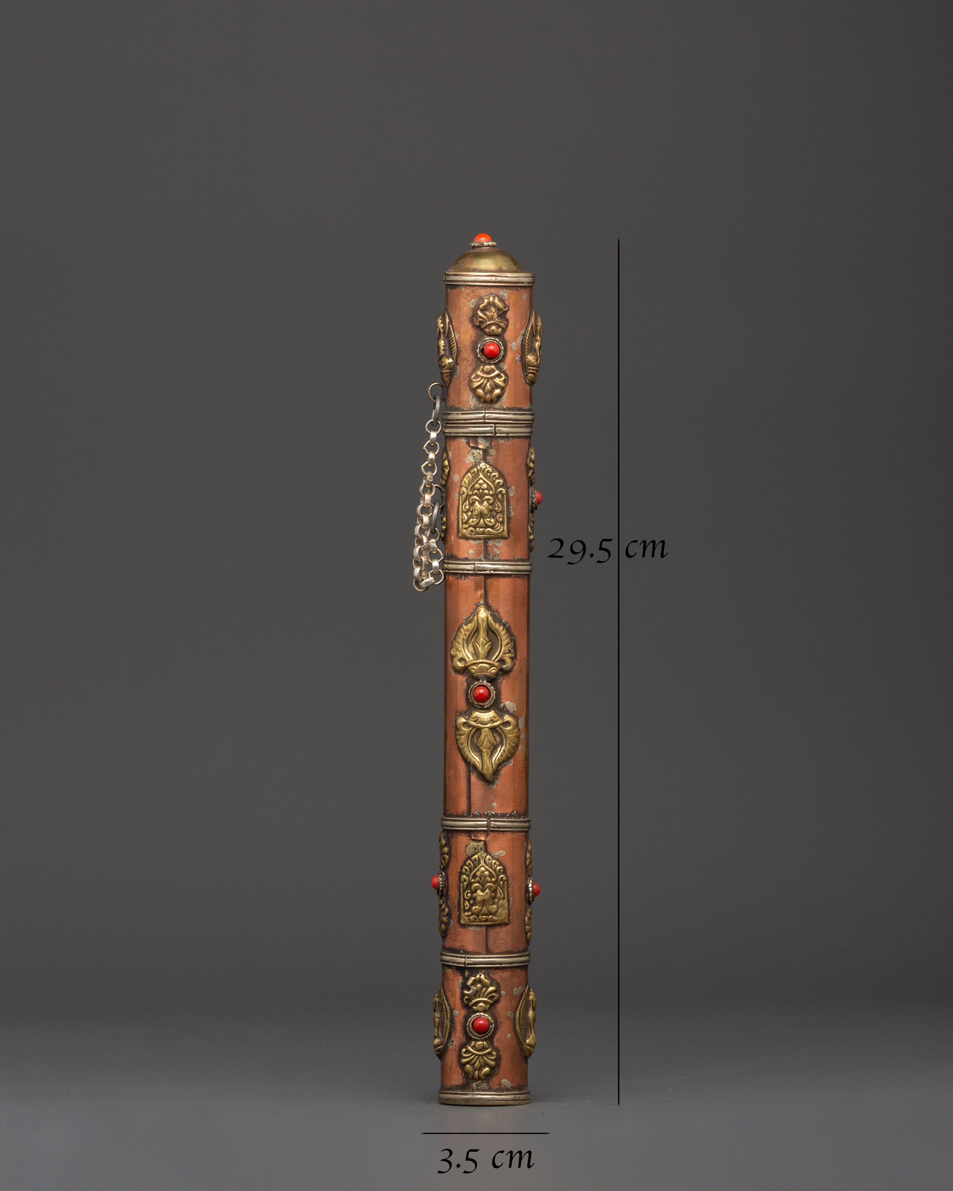 Tibetan Incense Holder with Brass | Spiritual Home Decor