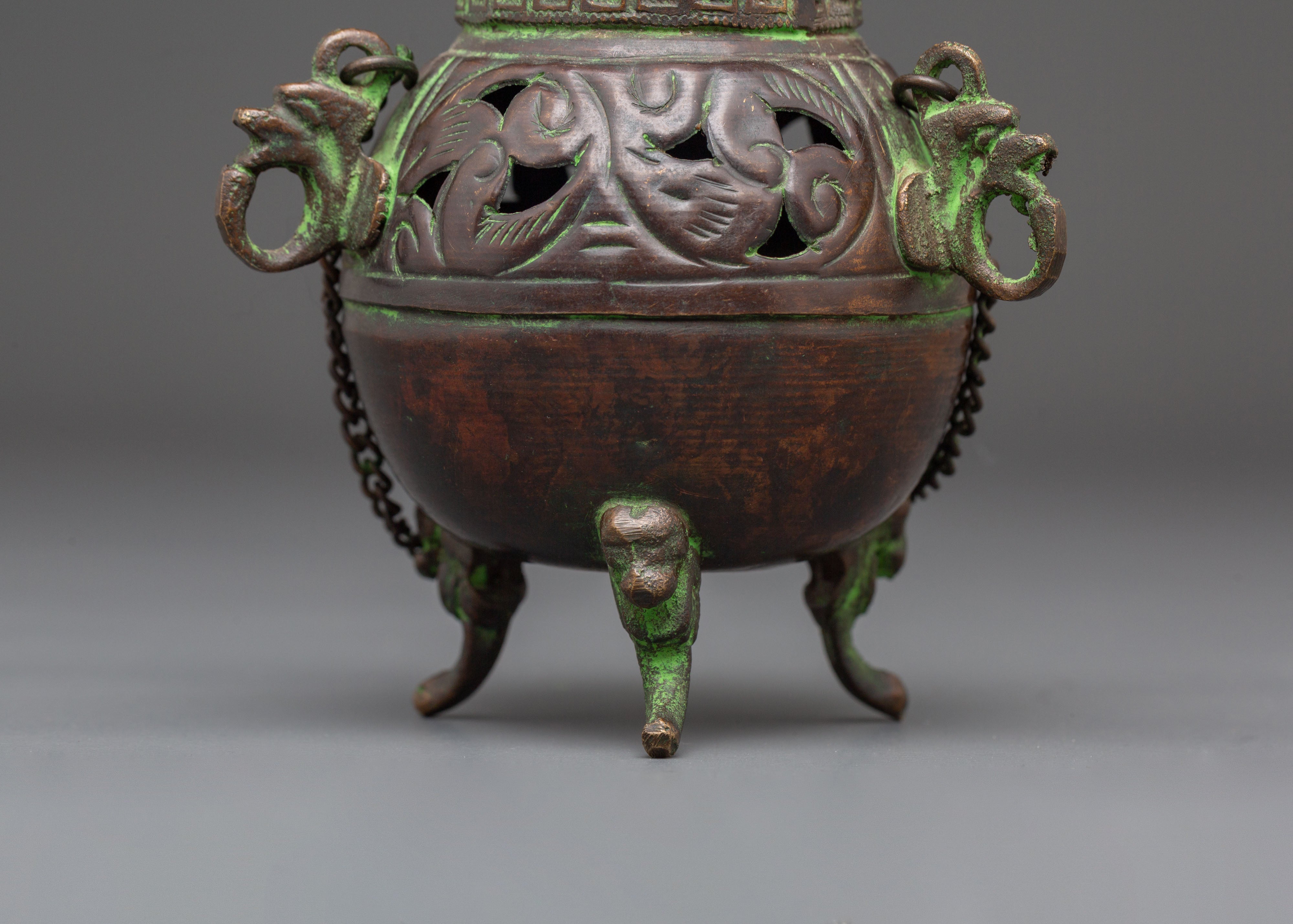 Copper Ritual Incense Burner | Traditional Copper Spiritual Tool