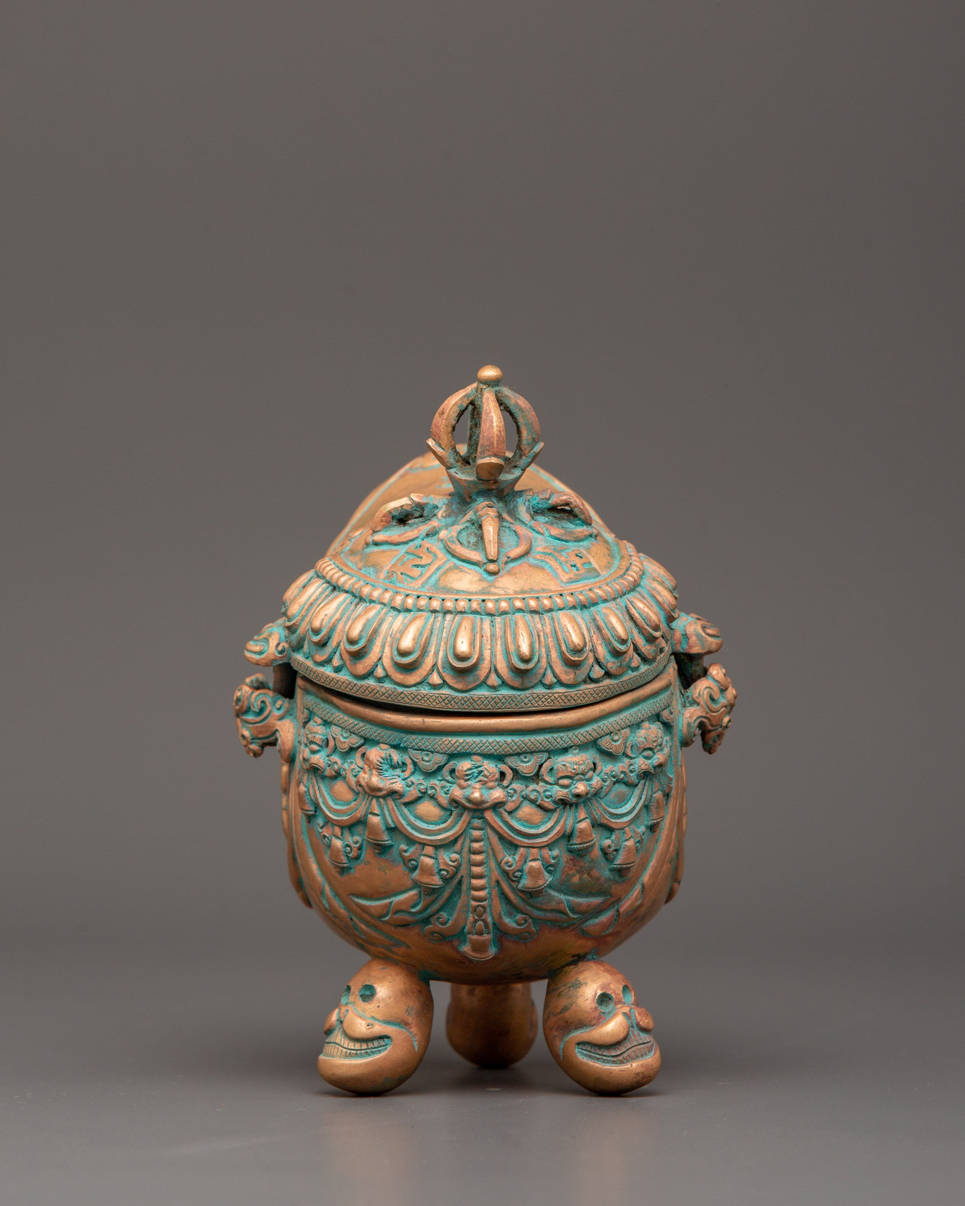 Copper Kapala | Tibetan Ritual Skull Bowl