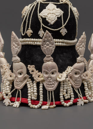 Tibetan Guru Fabric | Sacred Yak Bone Textile