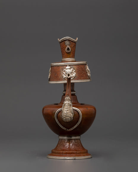 Handcrafetd Tibetan Bhumba Ritual Vase