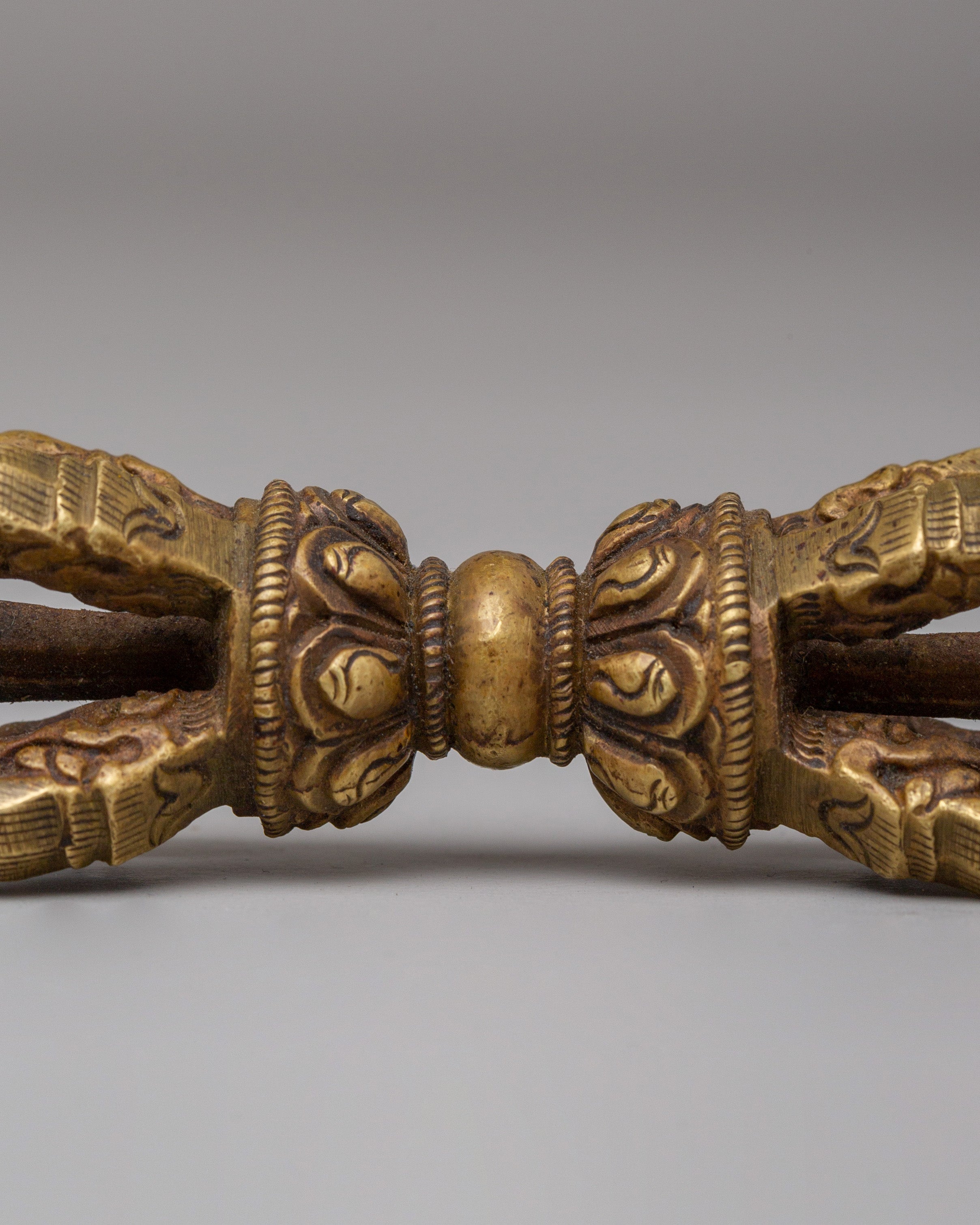 Traditional Vajra and Bell for Ritual Use | Handcrafted Bronze Dorje & Bell