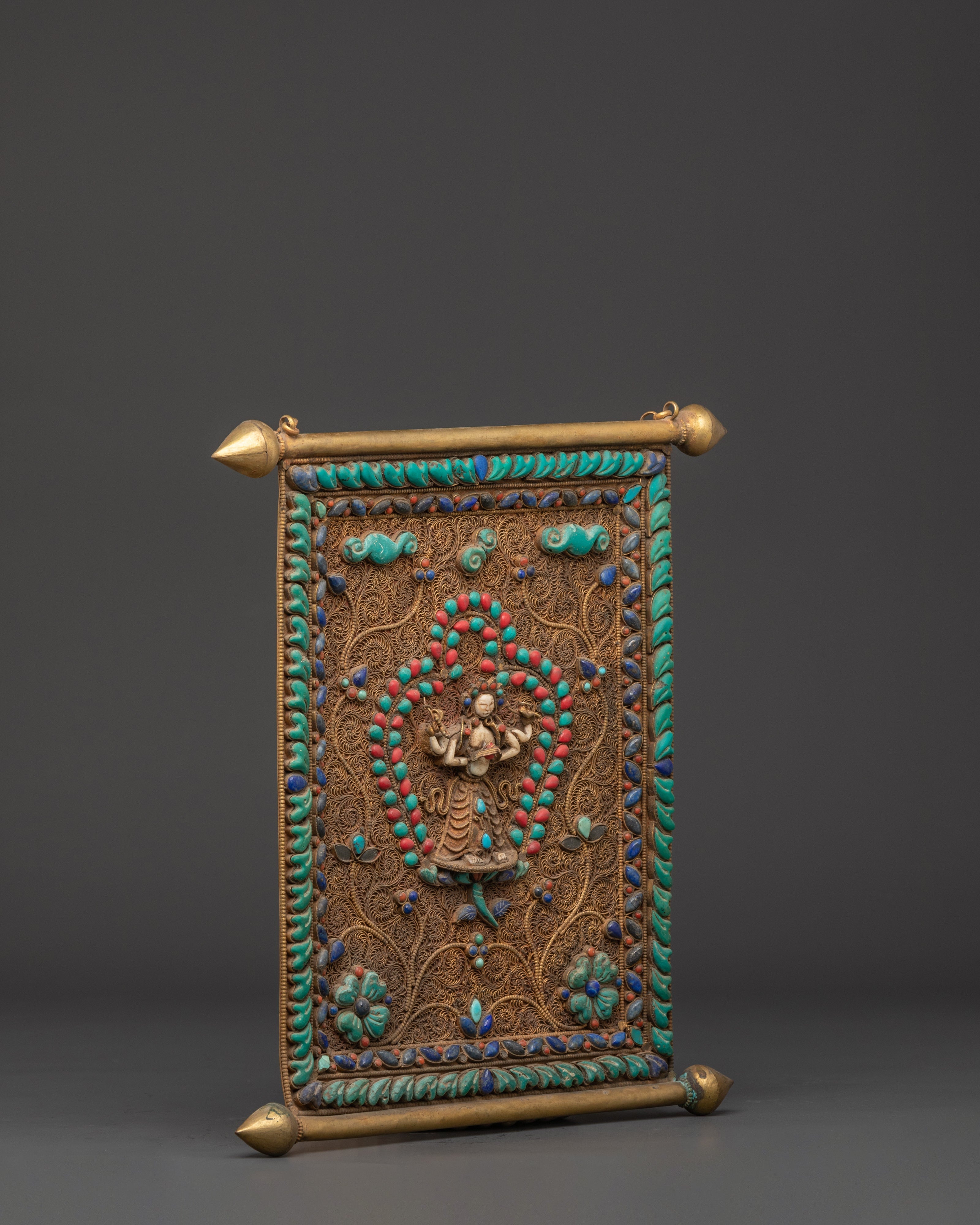 Handcrafted Copper Wall Hanging | For Sacred and Traditional Home Decor