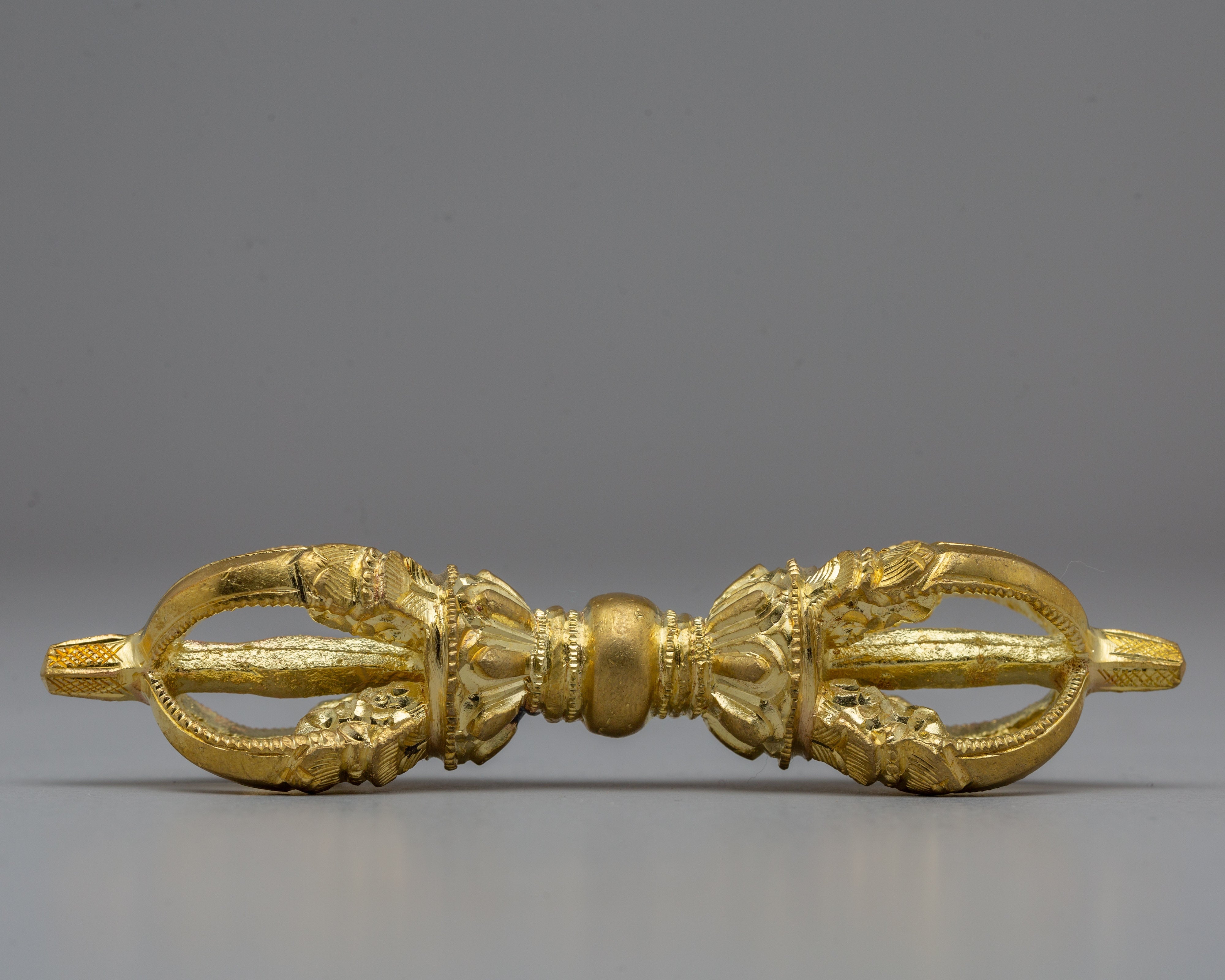 Tibetan Bell and Vajra Set | Handcrafted Buddhist Ritual Tools