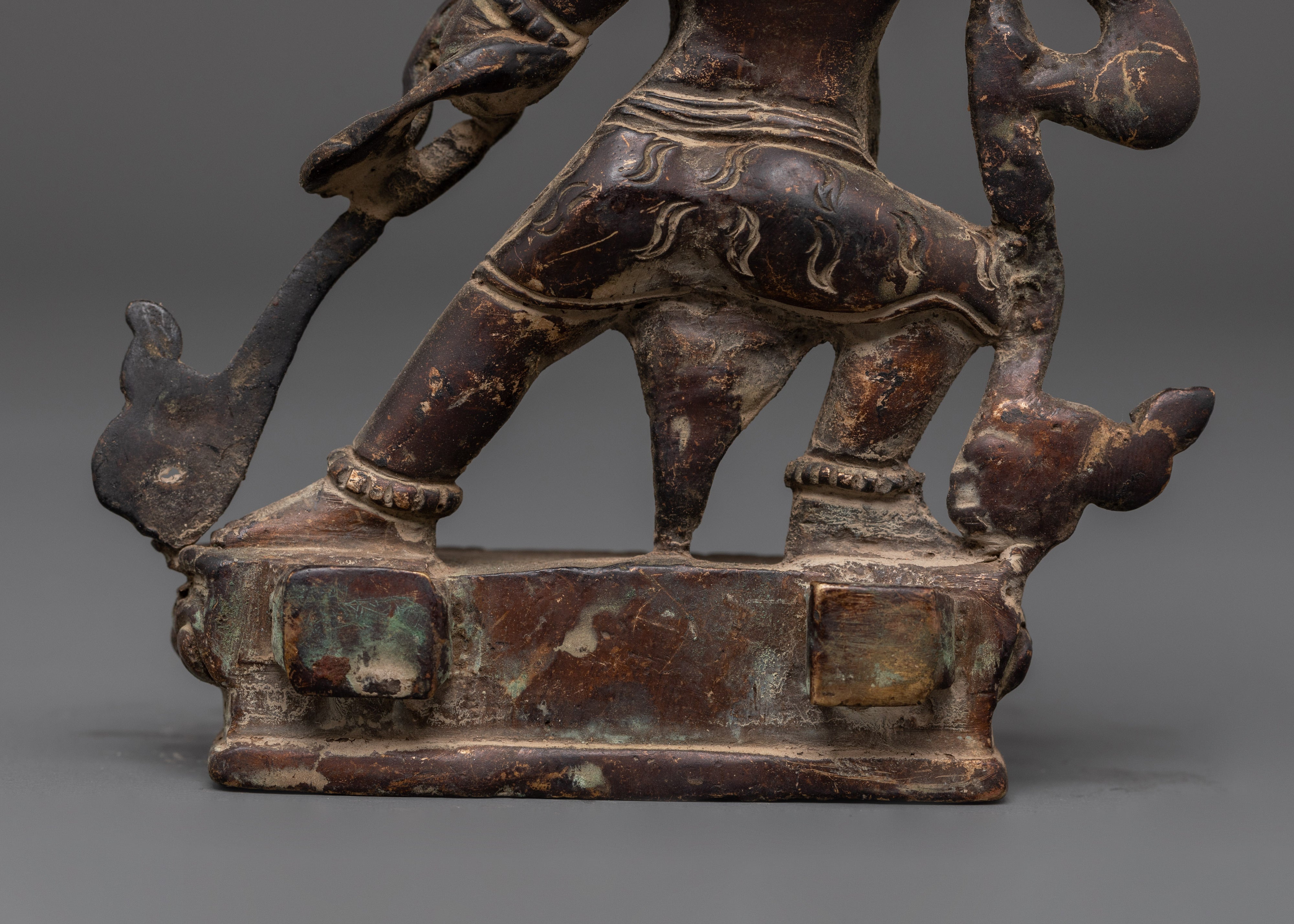 Tibetan Vajrapani Figurine | Protector Deity Statue