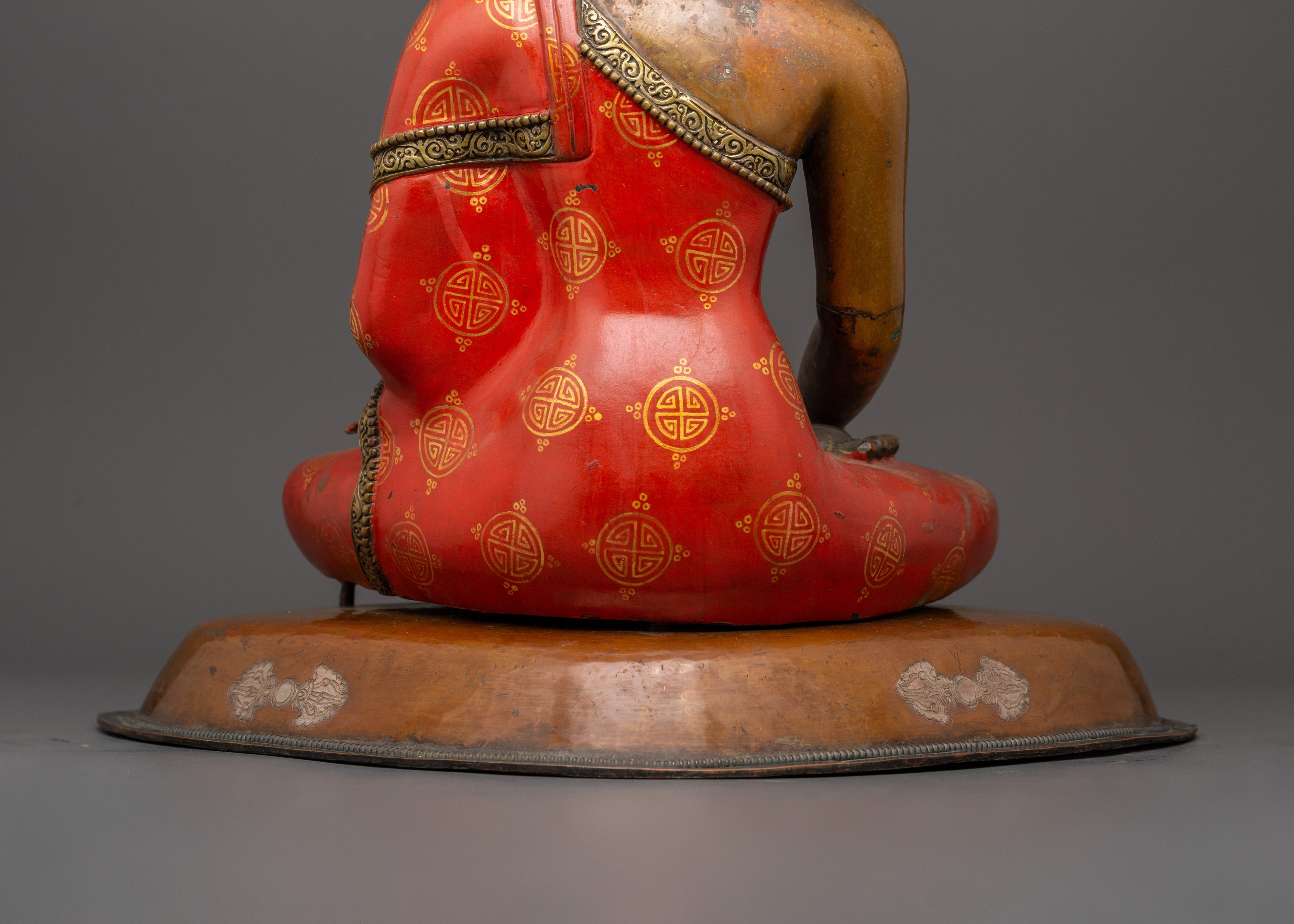 Traditional Siddhartha Gautama Statue | Tibetan Buddhist Altar Sculpture