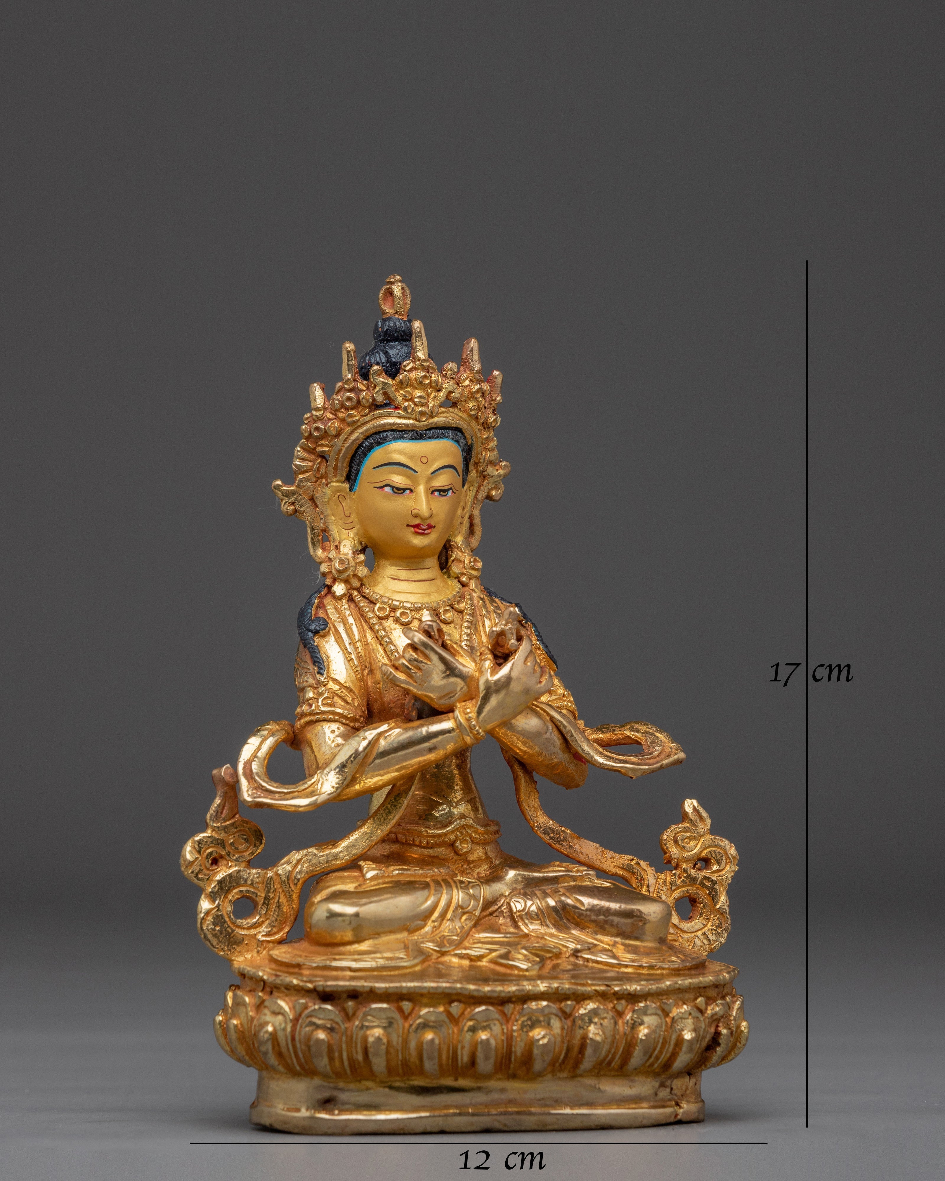 Vajradhara with Bell and Vajra Statue