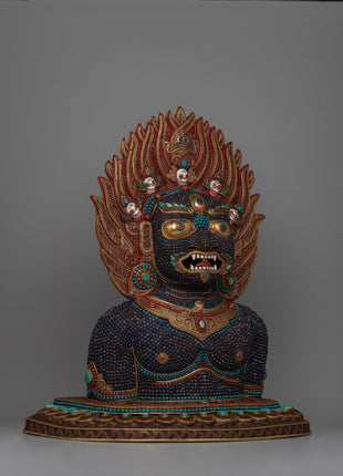 Kala Bhairava Face Mask | Hindu Deity of Destruction and Protection