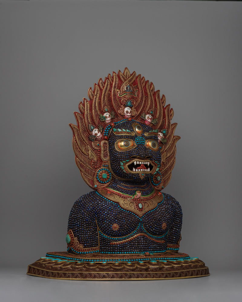 Kala Bhairava Face Mask | Hindu Deity of Destruction and Protection