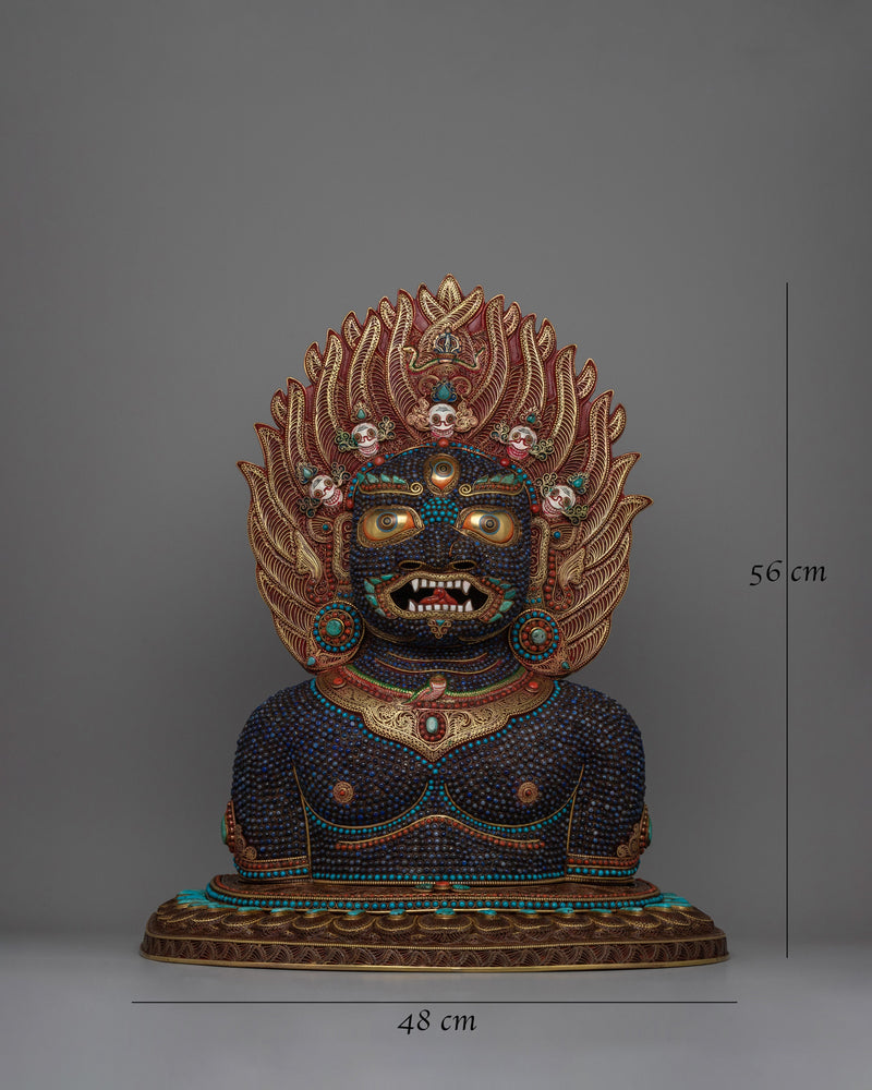 Kala Bhairava Face Mask | Hindu Deity of Destruction and Protection