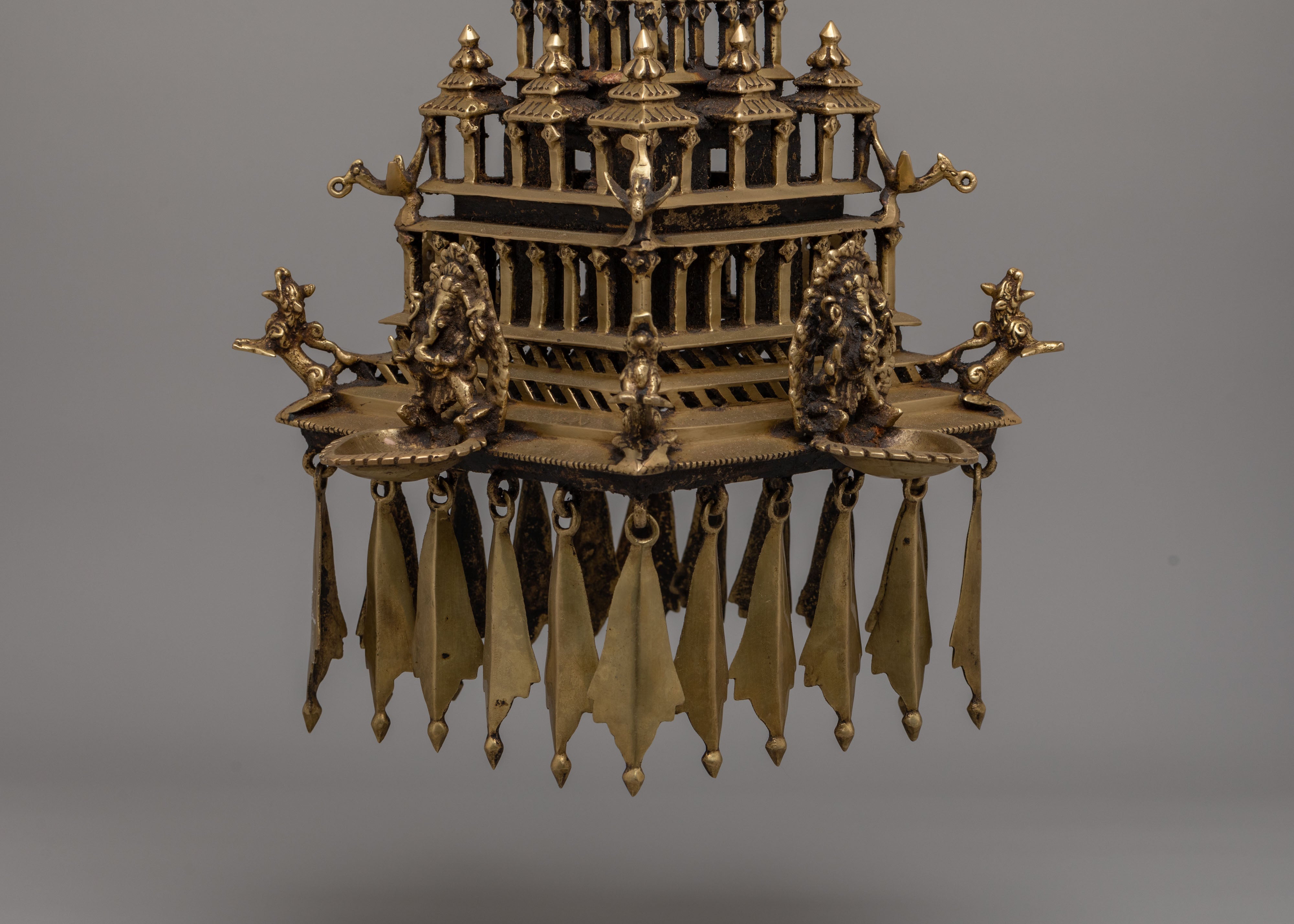 Handcrafted Hanging Stupa Dalucha | Tibetan Buddhist Decor