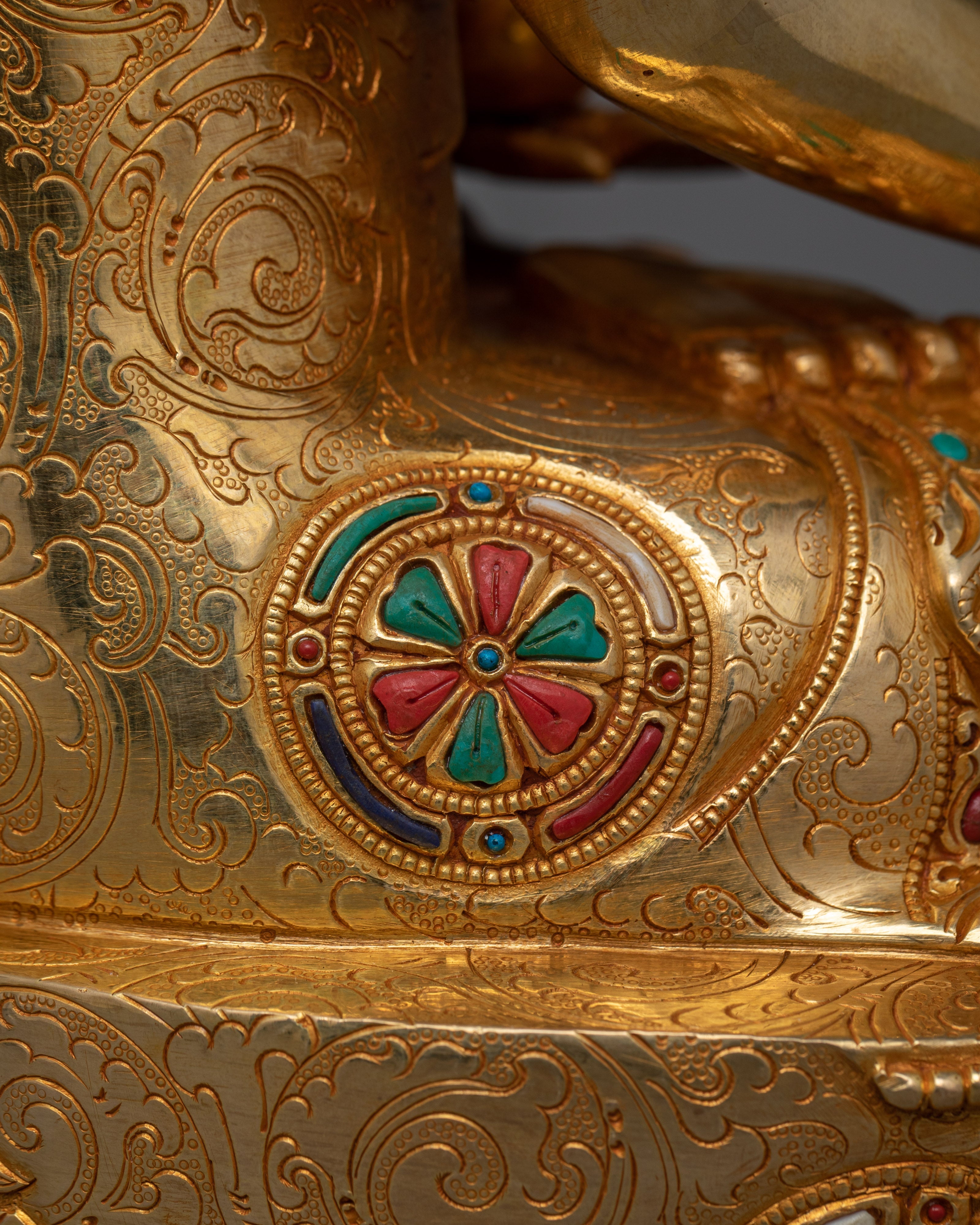 Shakyamuni Buddha Enlightened Dharma Teacher Statue | Profound Wisdom Figurine