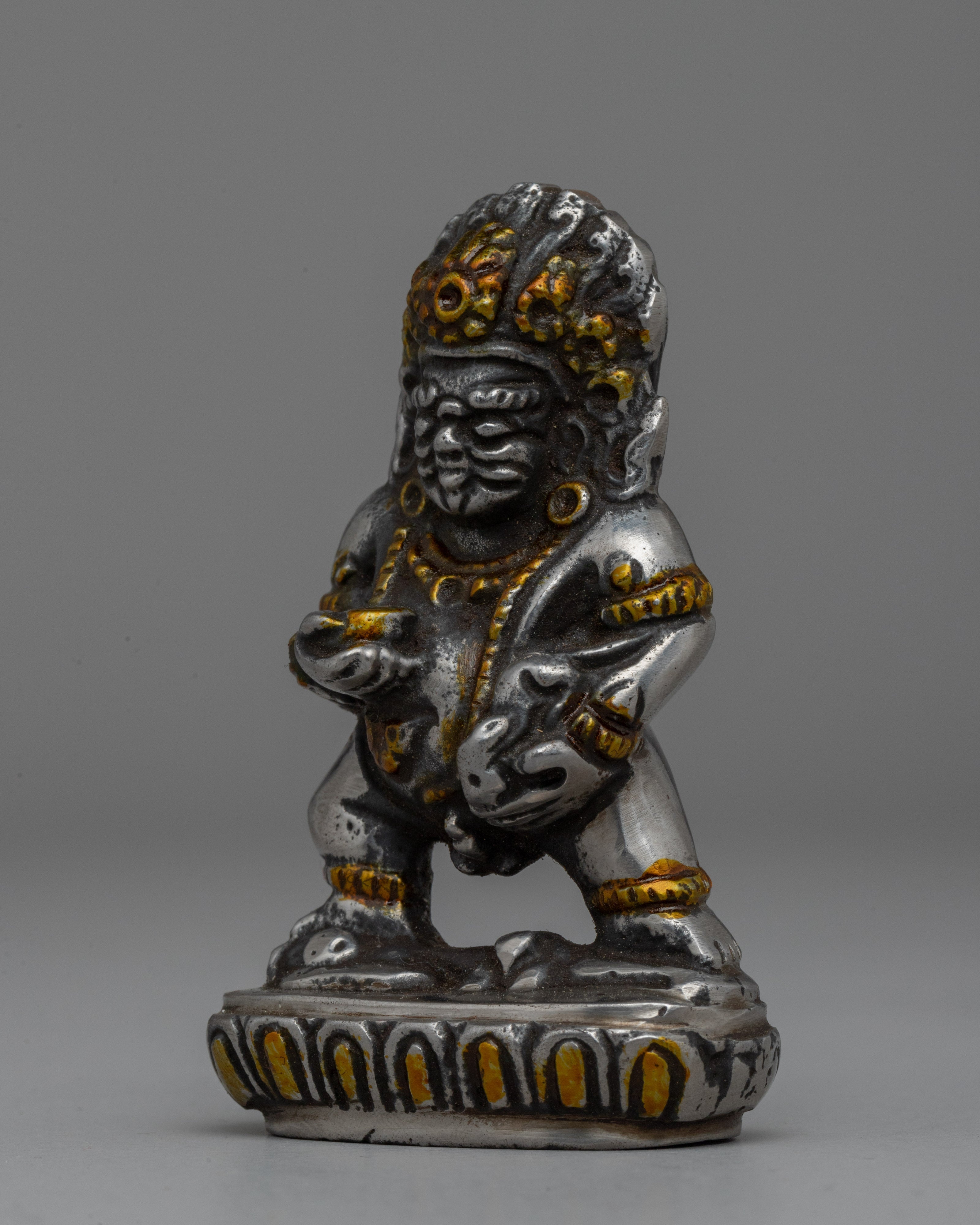 Tibetan Dzambhala Wealth Deity Statue | Tibetan Buddhist God of Prosperity