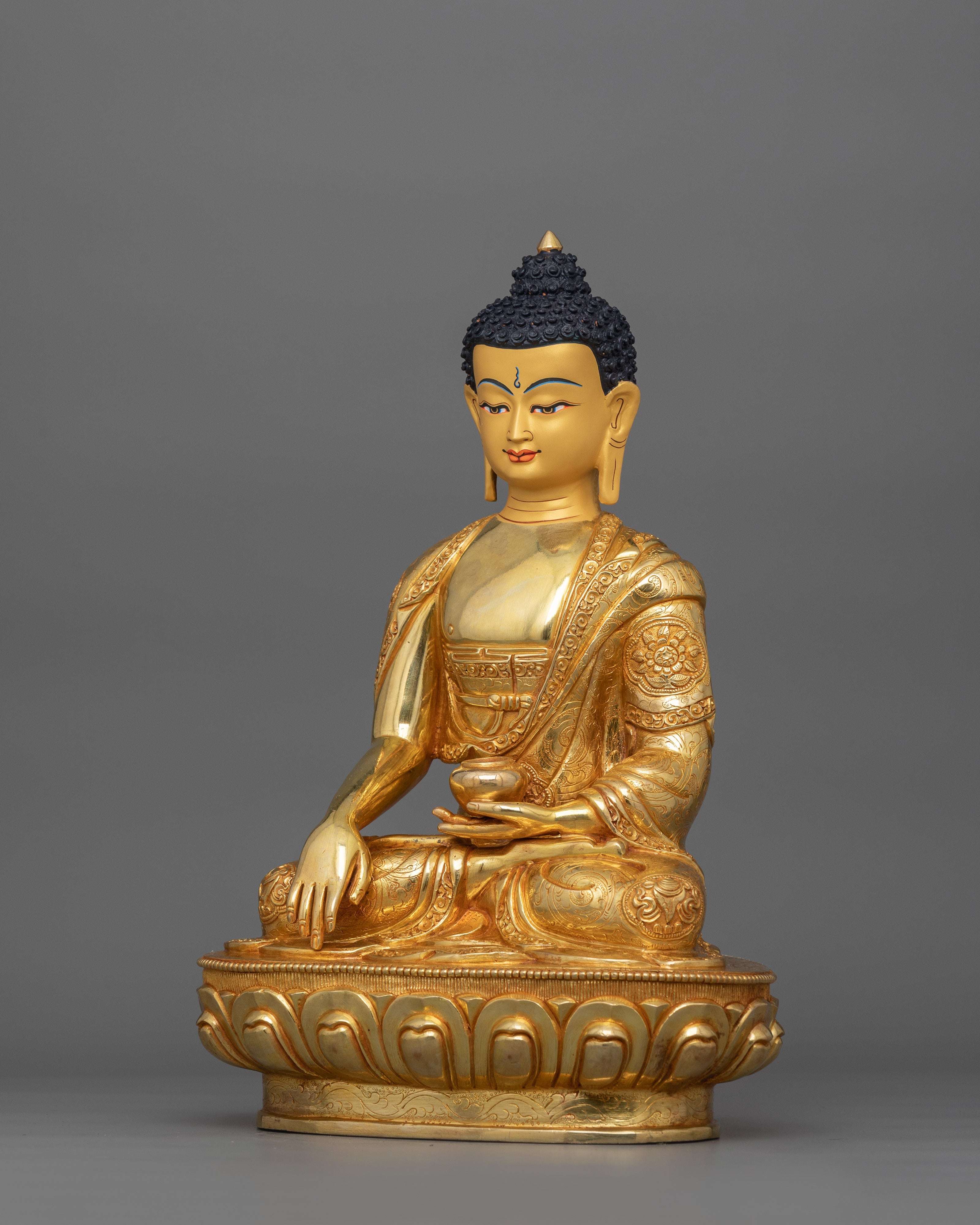 Shakyamuni Buddha Buddhist Art | Tranquil Enlightened Deity Statue