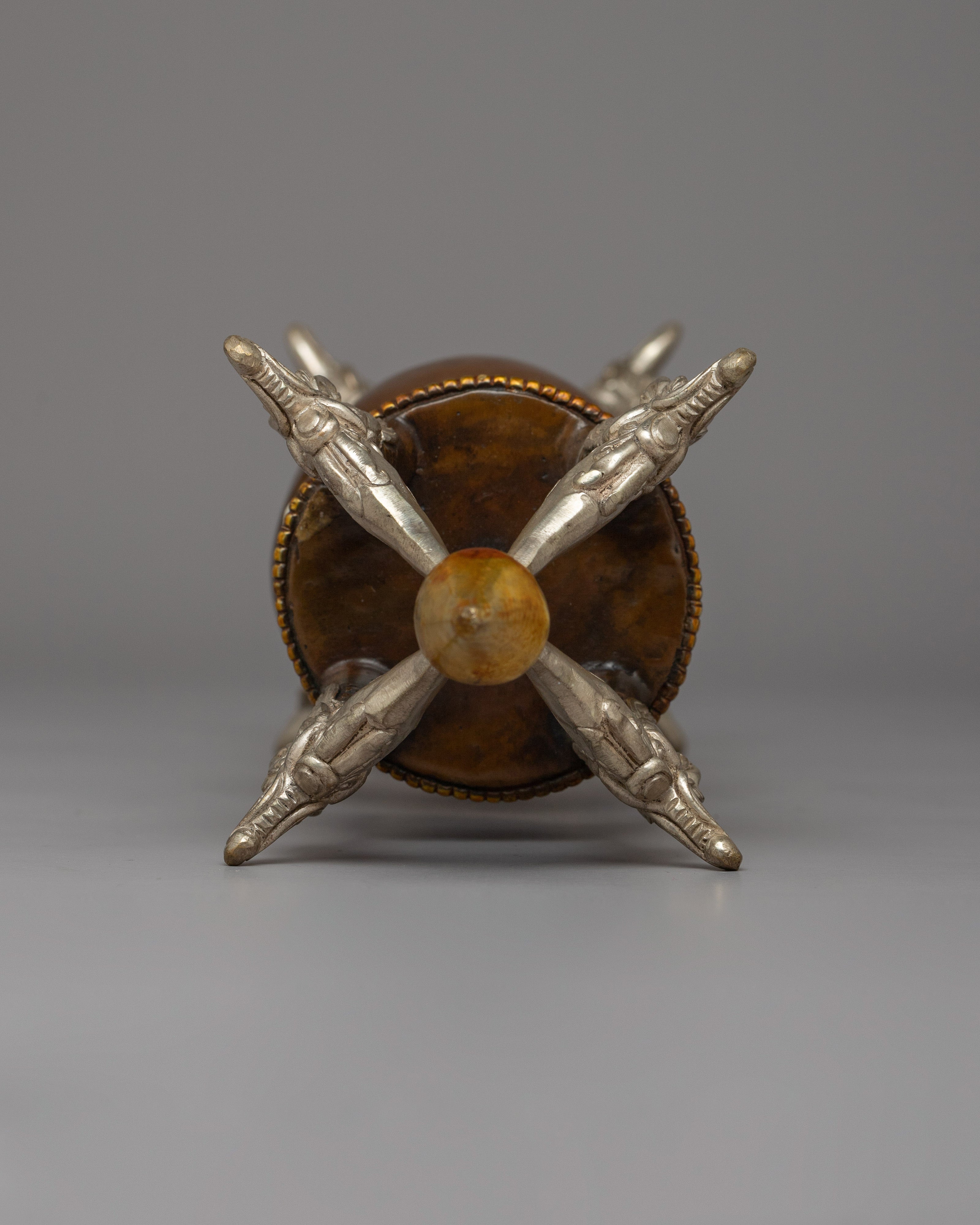 Handmade 5-Pronged Tibetan Vajra | Tibetan Buddhist Tool for Spiritual Transformation