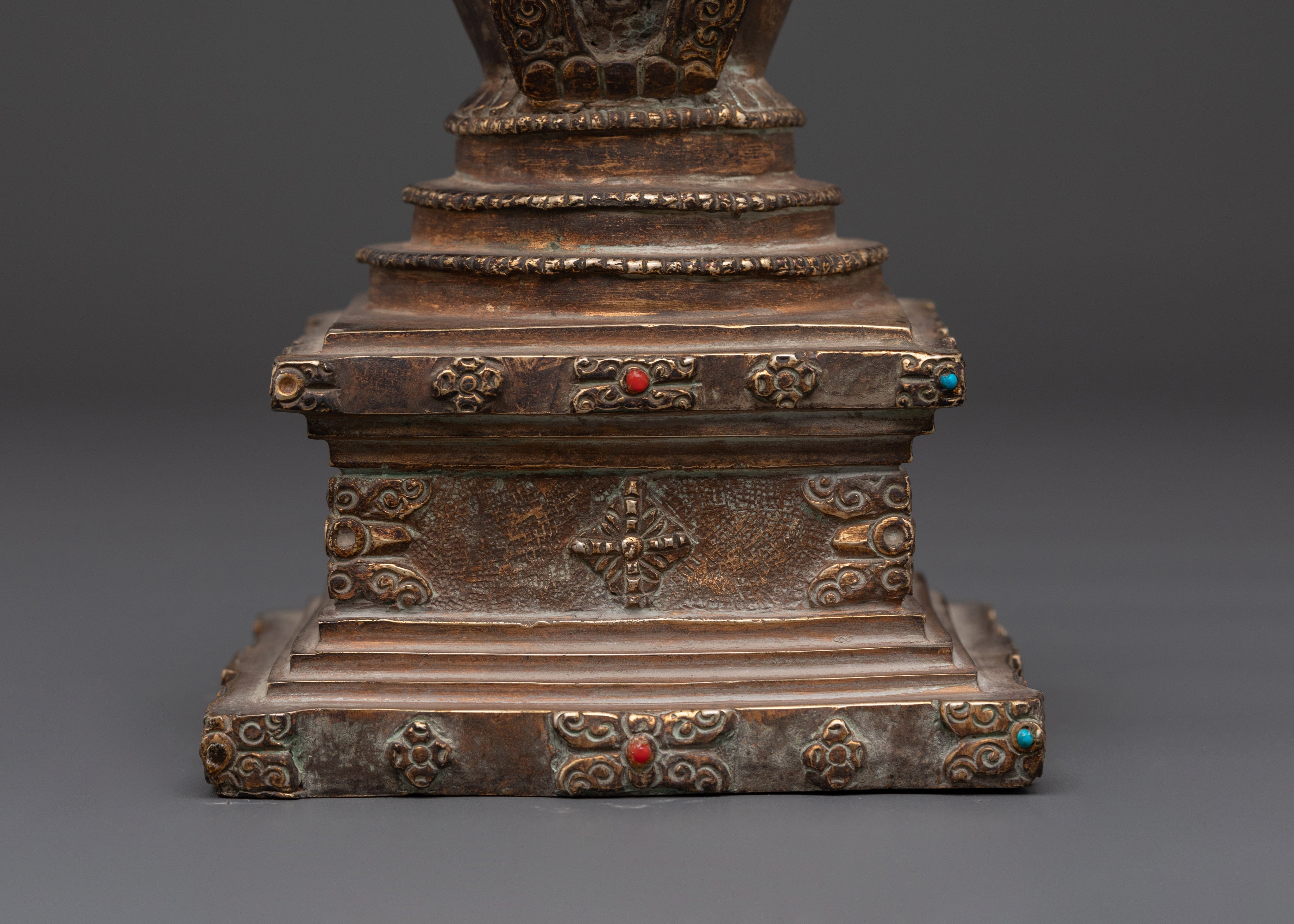 Stupa Symbol of Peace | Sacred Gold Plated Stupa