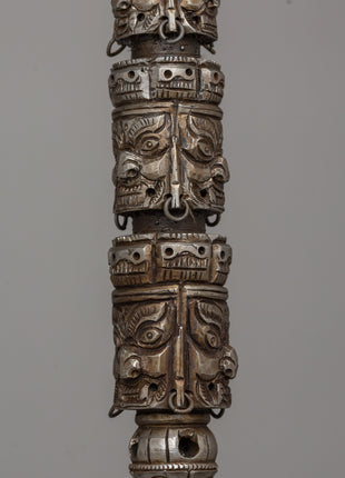 Multi Faced Iron Kila | Traditional Tibetan Tool for Energy Balancing and Rituals