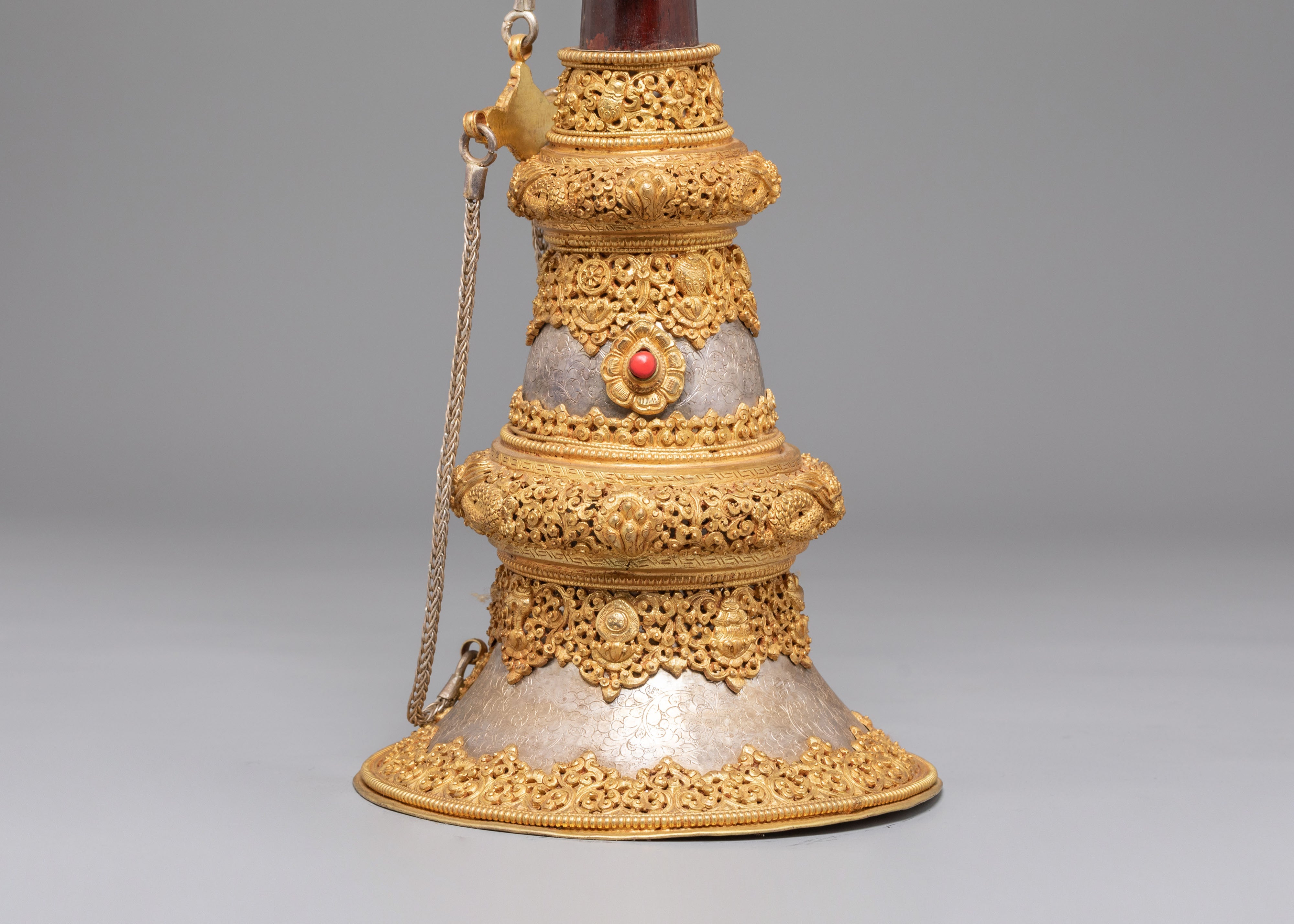 Handcrafted Buddhist Gyaling | Authentic Tibetan Ritual Gyaling Horn