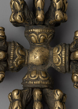 Tibetan Double Dorje Vajra |  Decorative Altar Tool