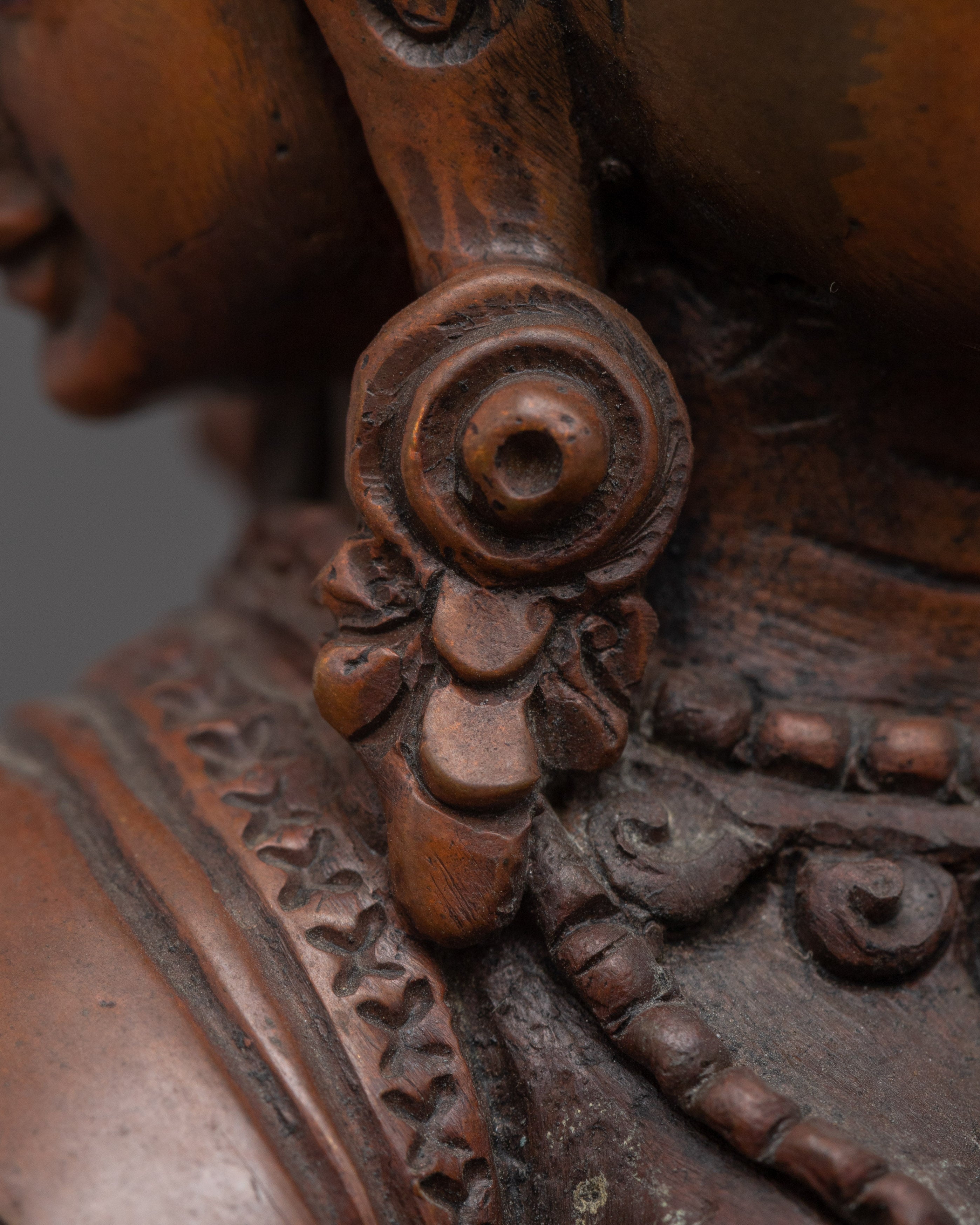 Oxidized Copper Namgyalma Statue | Symbol of Longevity and Prosperity