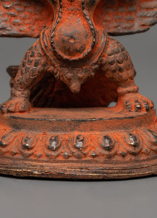 Garuda Spiritual Brass Statue | Divine Protector and Symbol of Strength