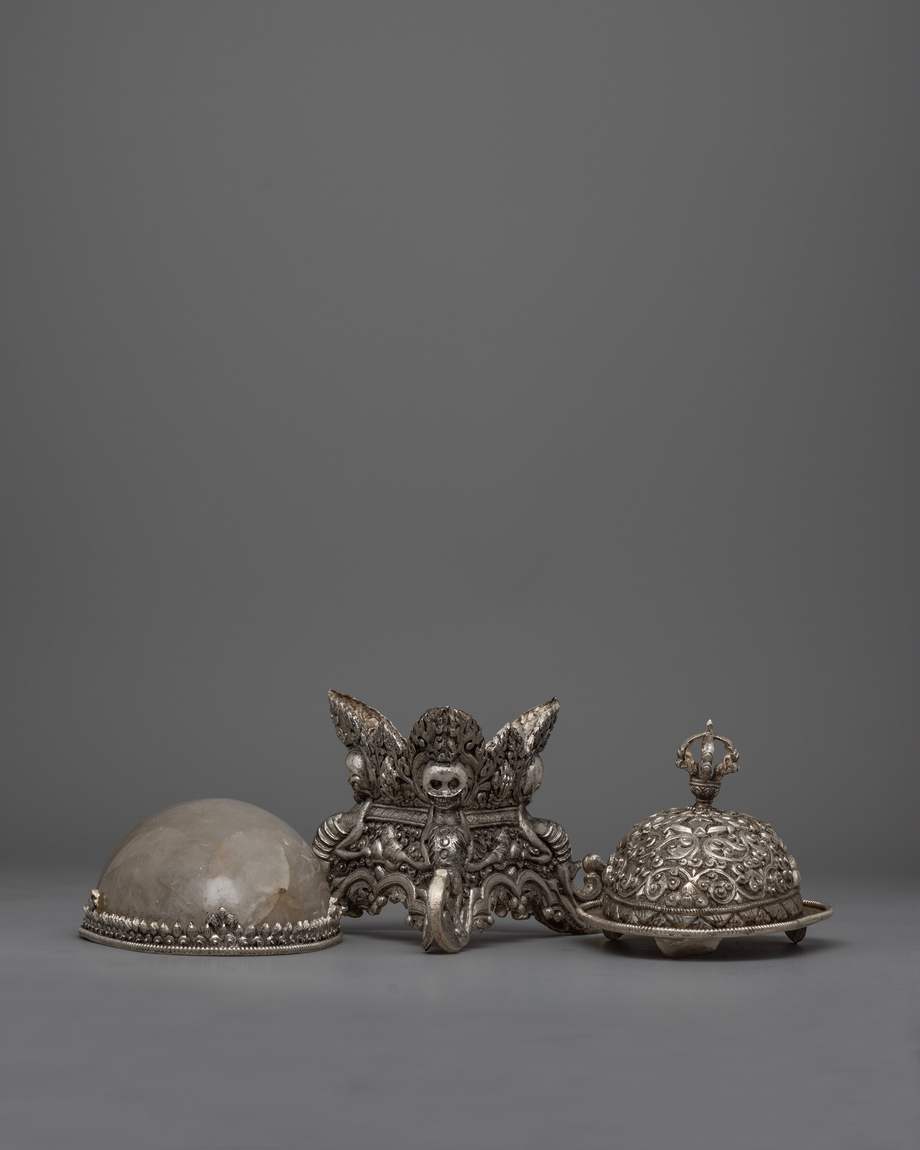 Exquisite Tibetan Skull Cup | Religious Tool for Practices and Offerings