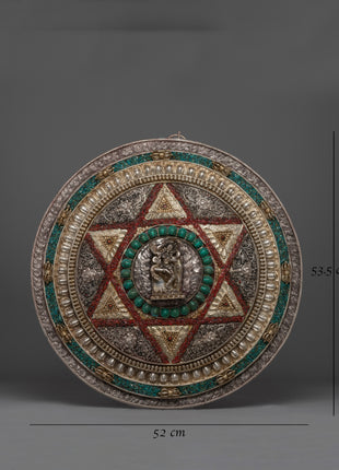Vajravarahi Sadhana Metal Thangka | Handcrafted Tibetan Altar Decor