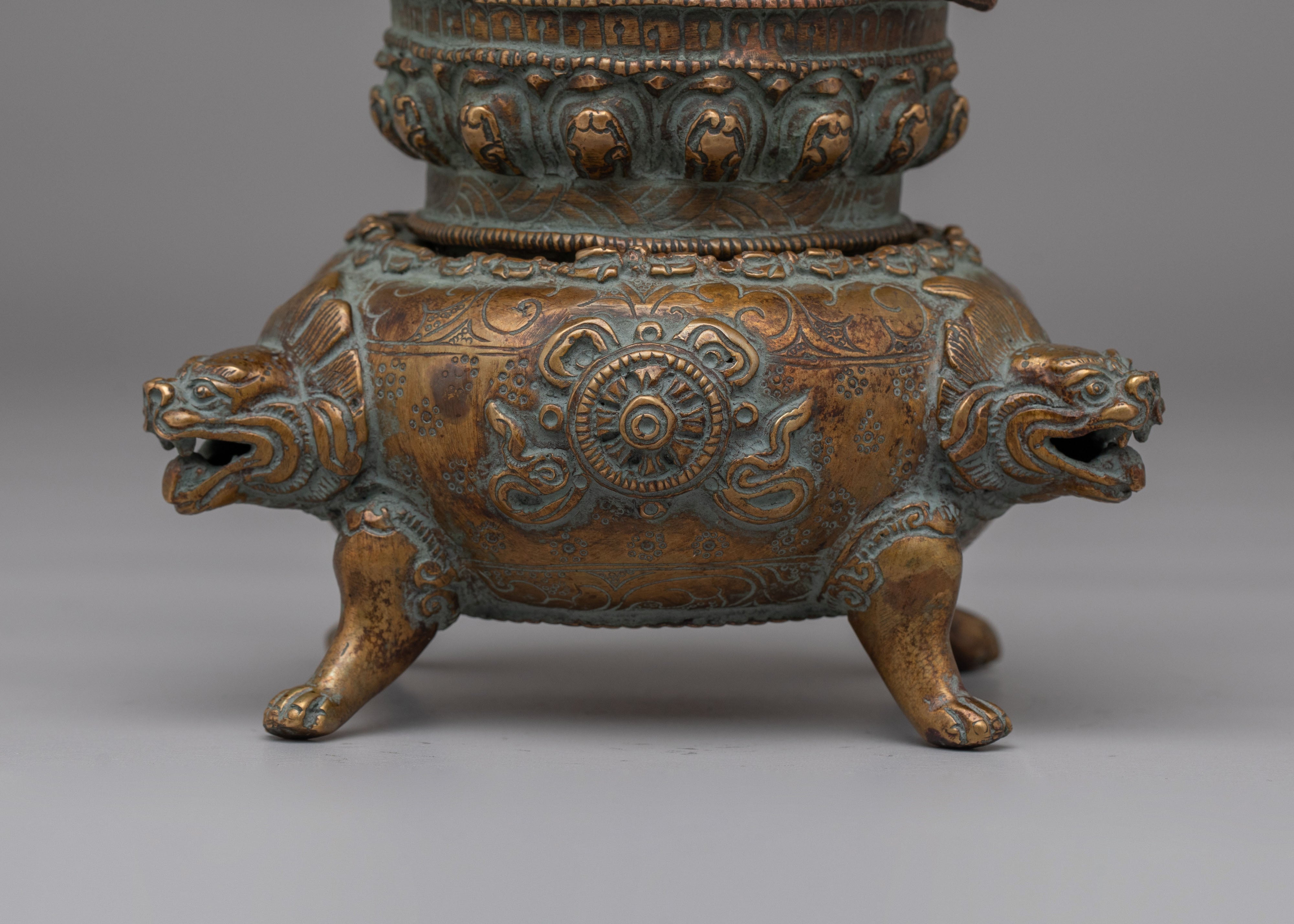 Handcrafted Traditional Vajradhaka | Copper Statue with Antique Finish