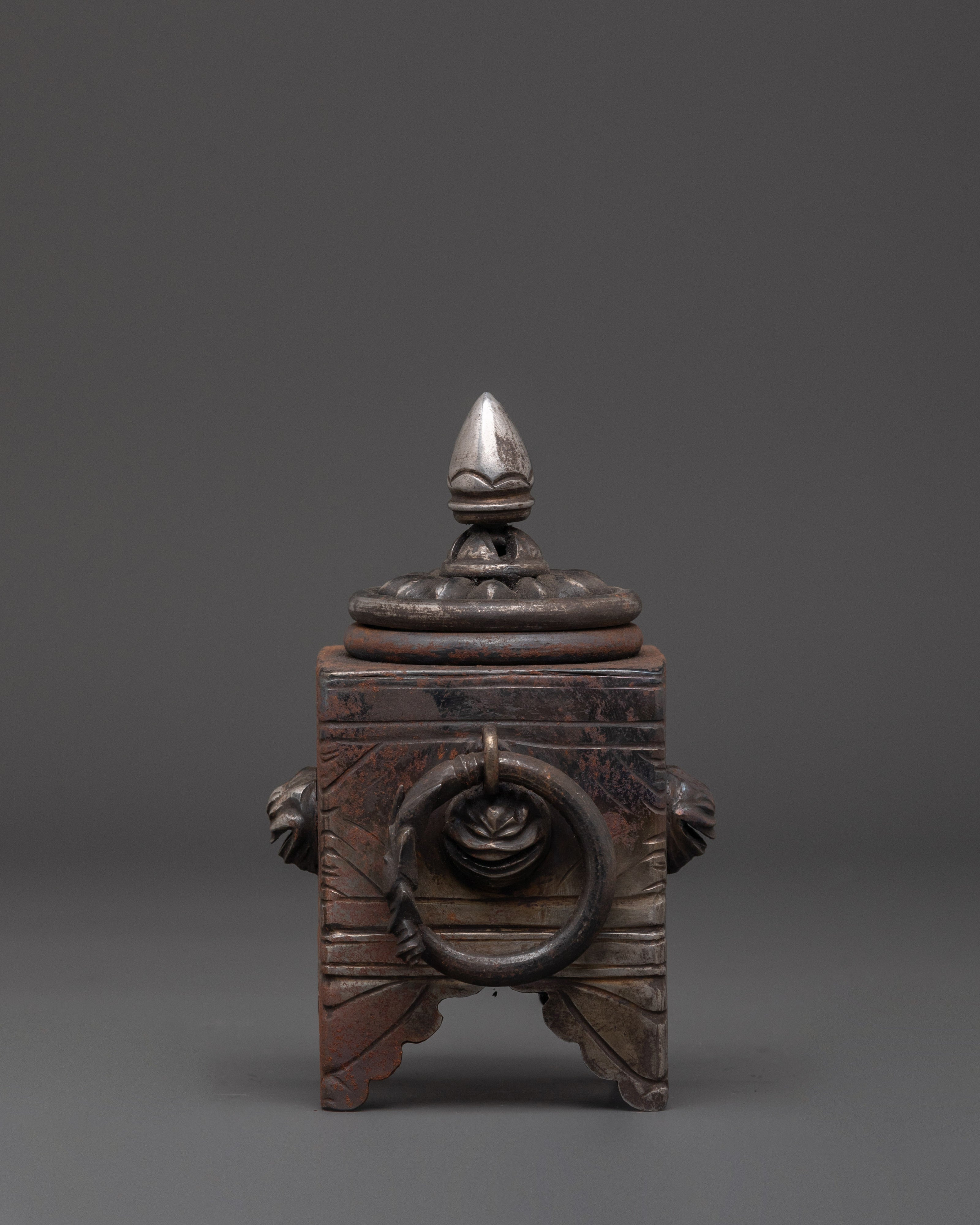 Handcrafted Tibetan Incense Burner  | Ritual Burner for Meditation