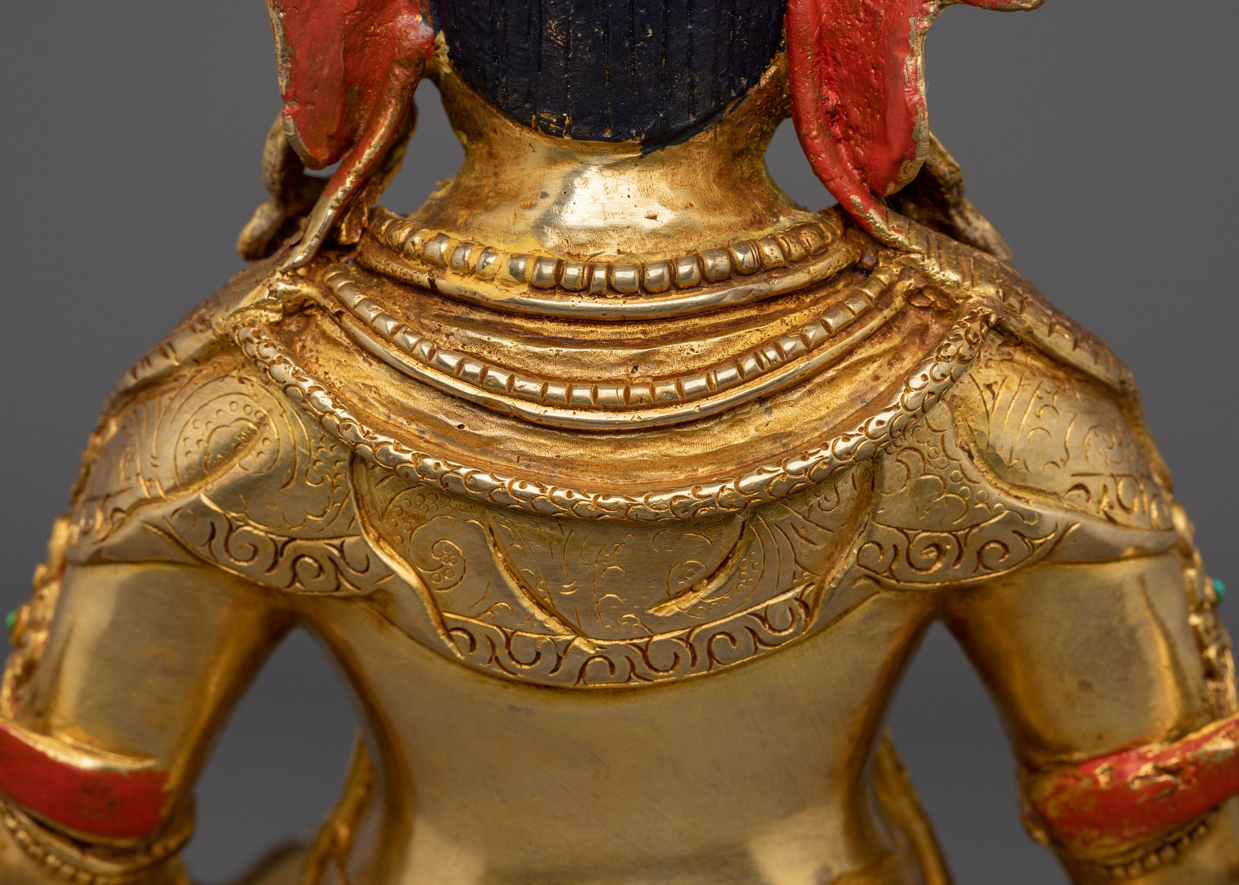 Dzambhala Kuber Buddhist Deity Statue | Wealth Guardian Sculpture