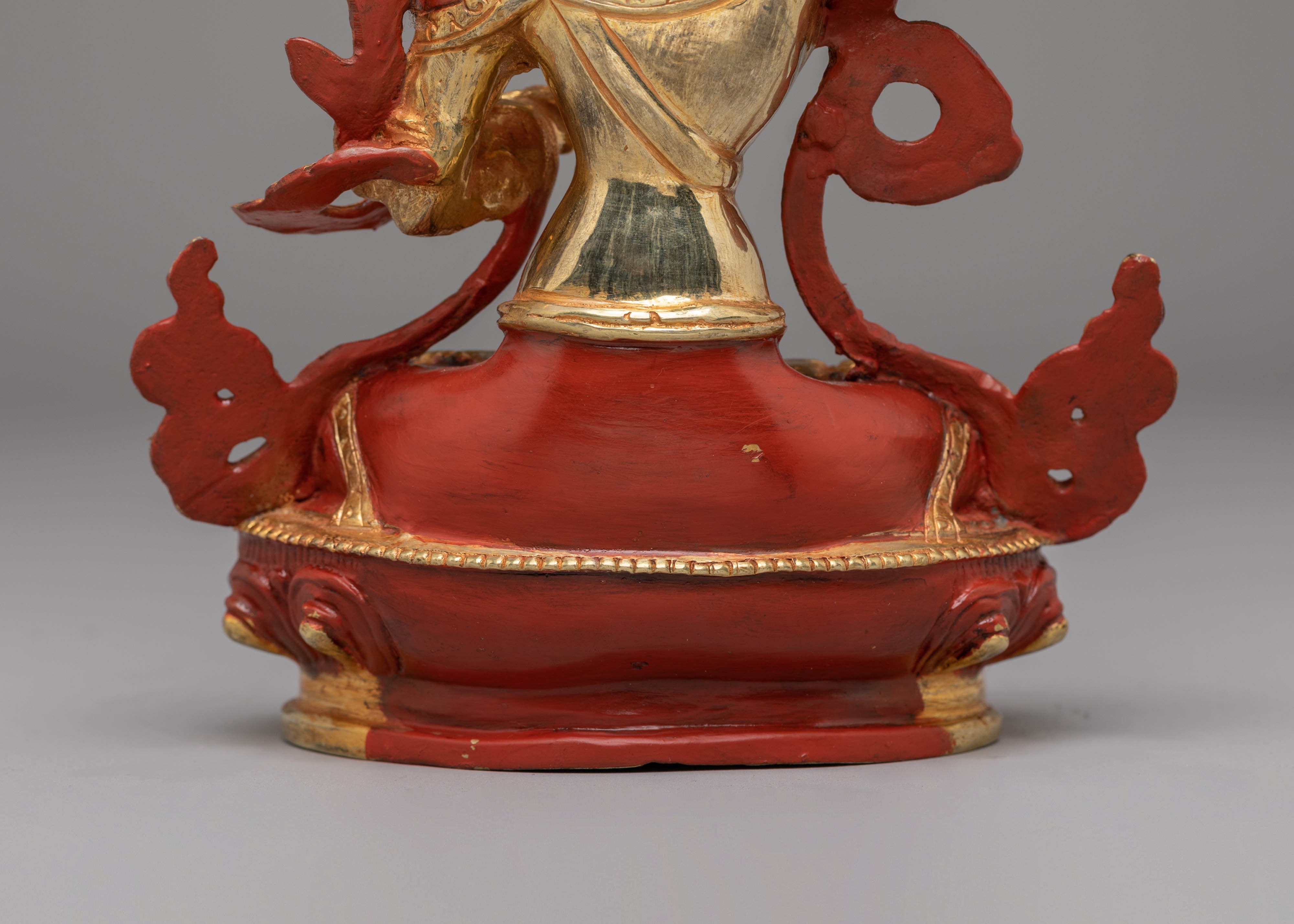 Handmade Bodhisattva Manjushri Sculpture | Wisdom Deity