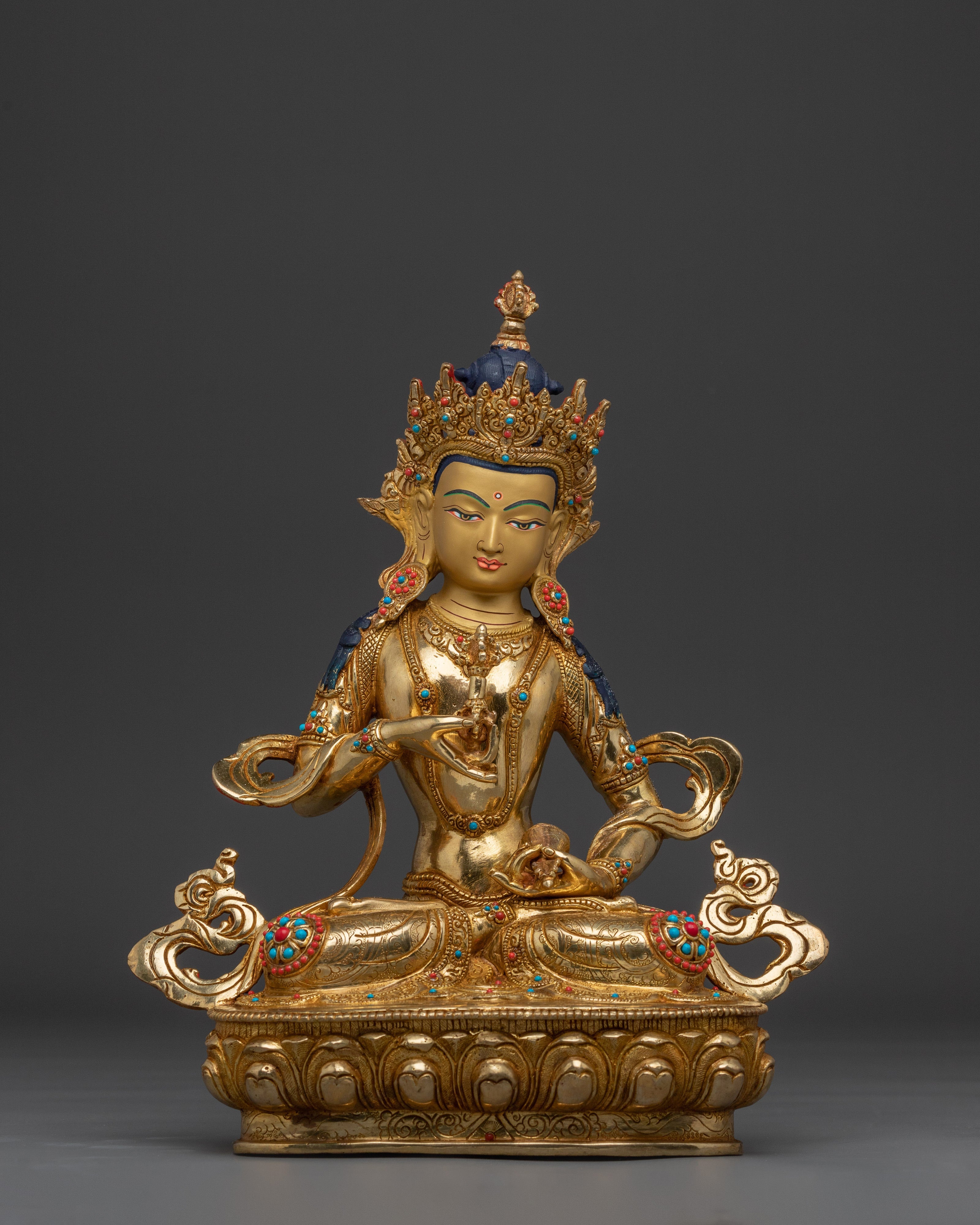 Handmade Artwork of Himalayan Deity Vajrasattva | The Deity of Purification