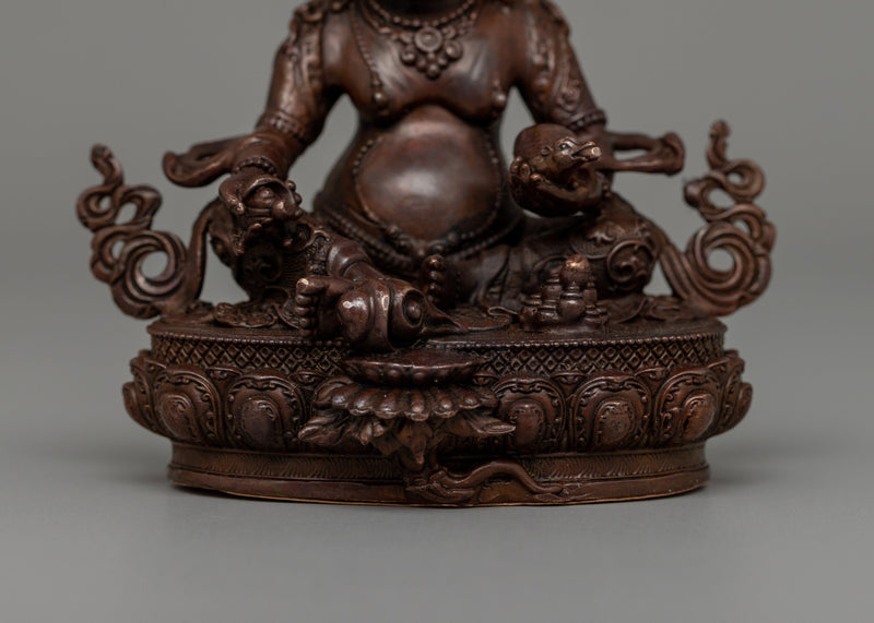 Dzambala Buddhist Wealth Deity Statue | Symbol of Prosperity Figurine