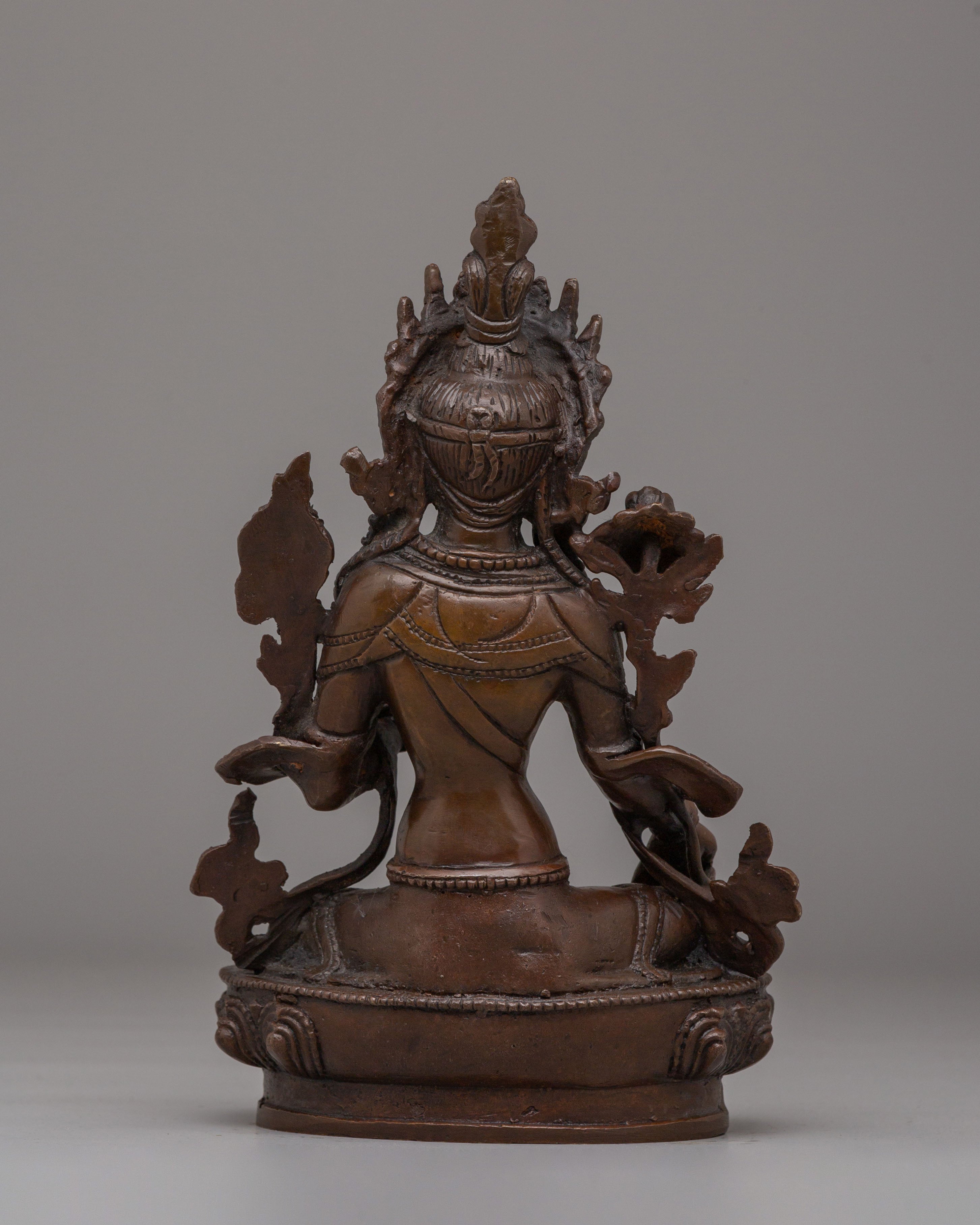 Tibetan Handmade Shyama Tara Statue | Mother of All Buddhas